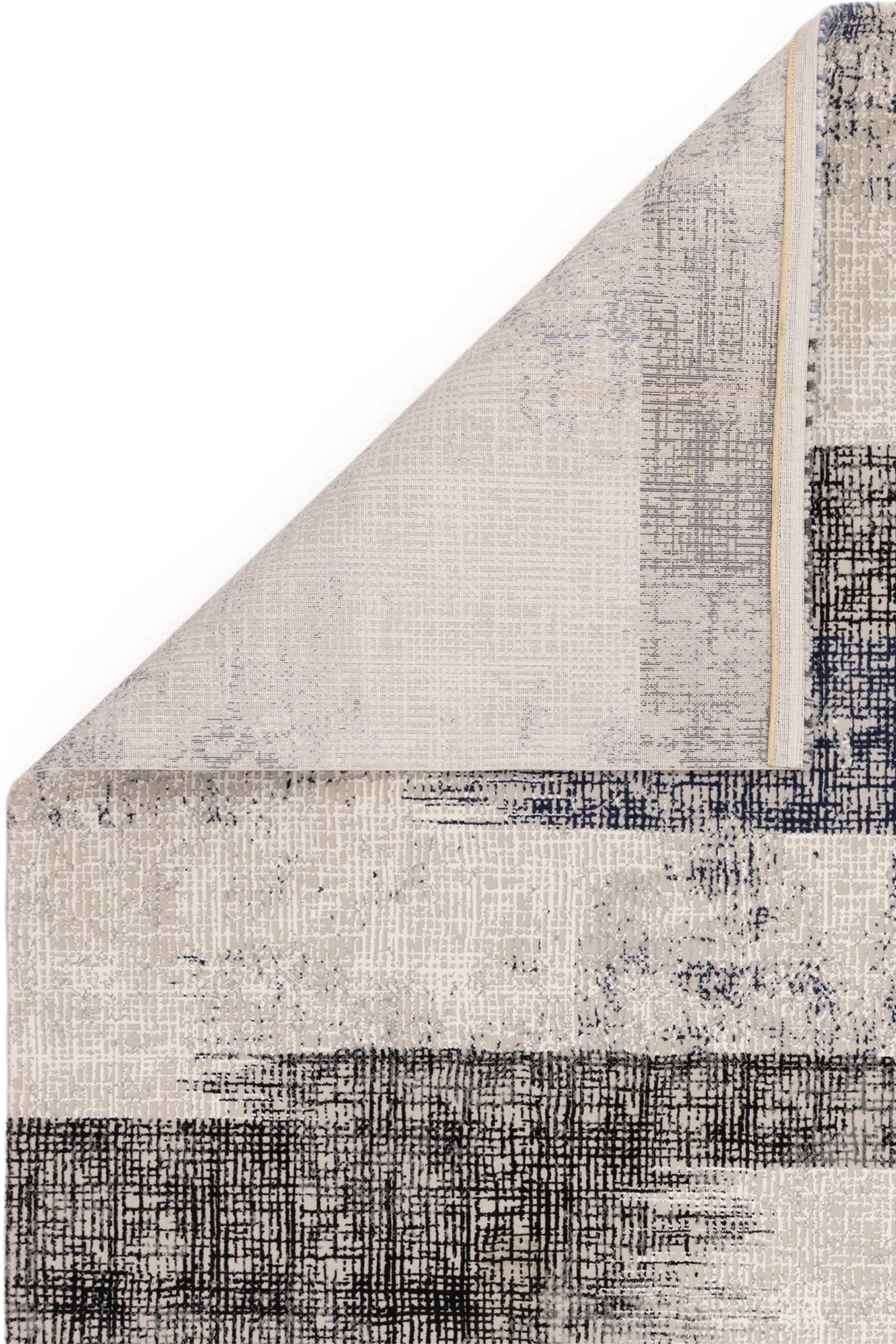 Modern flatweave rug with abstract beige design