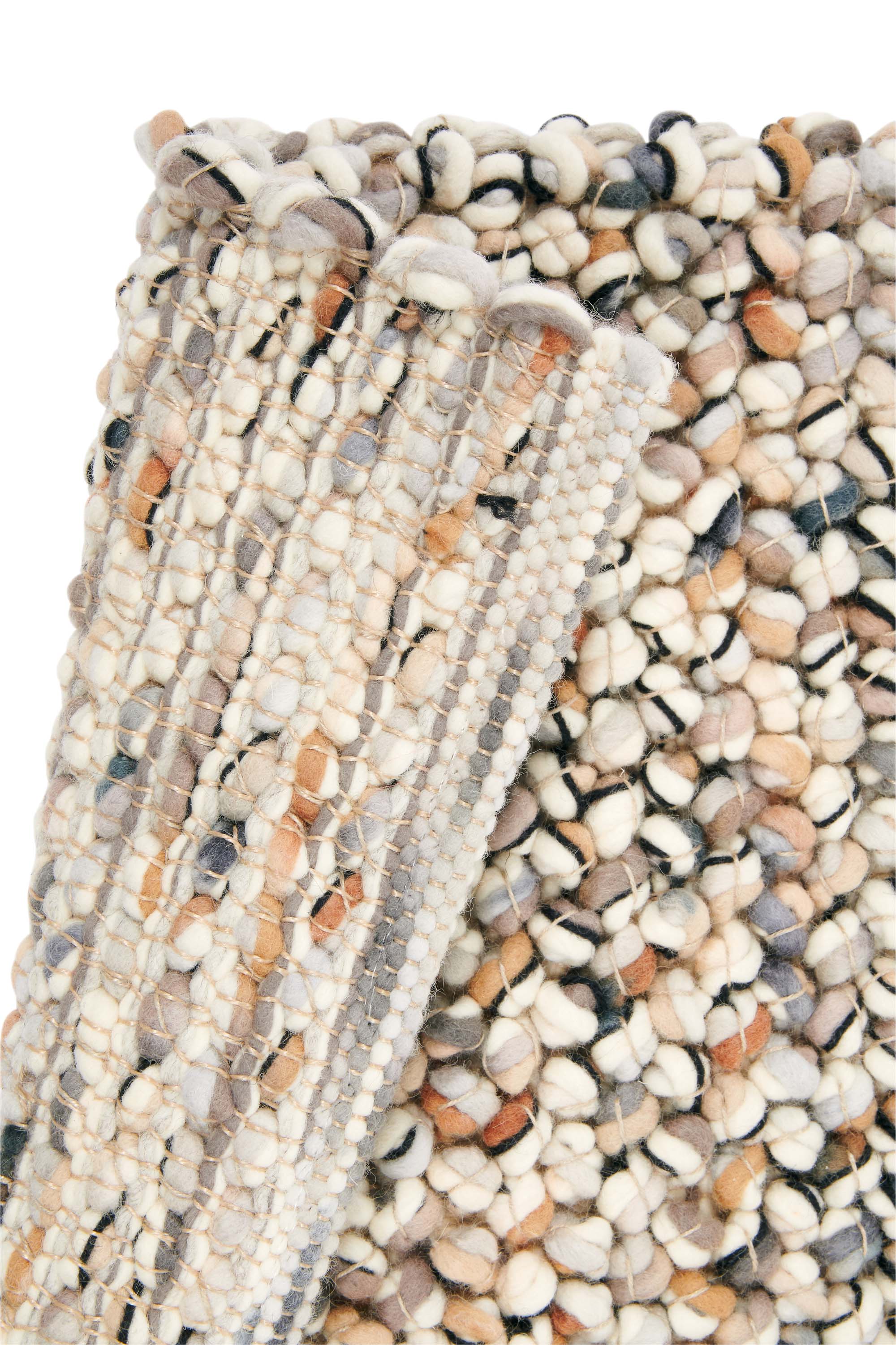 brink and campman brown textured wool and jute rug