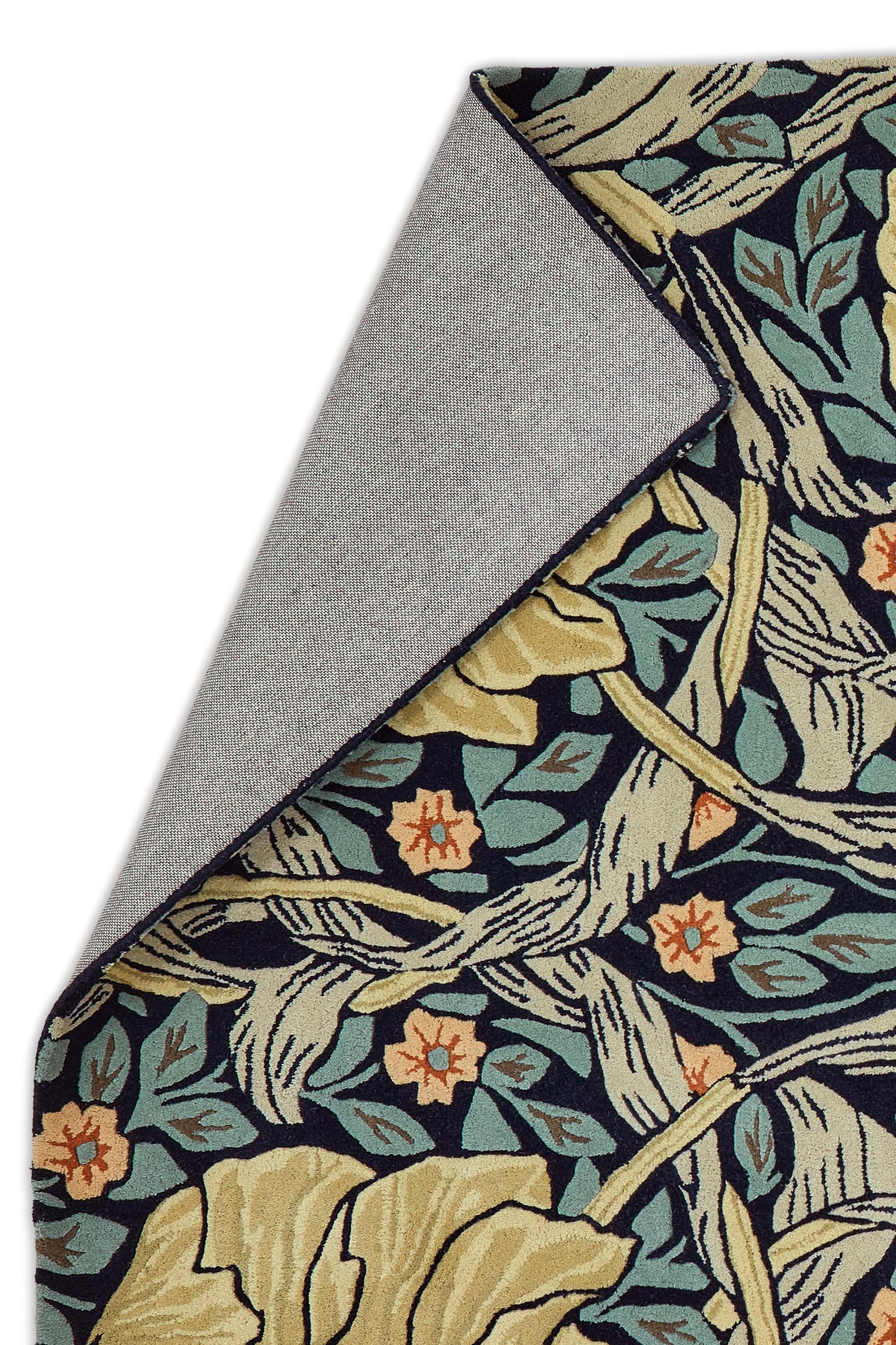 Multicolour floral abstract rug