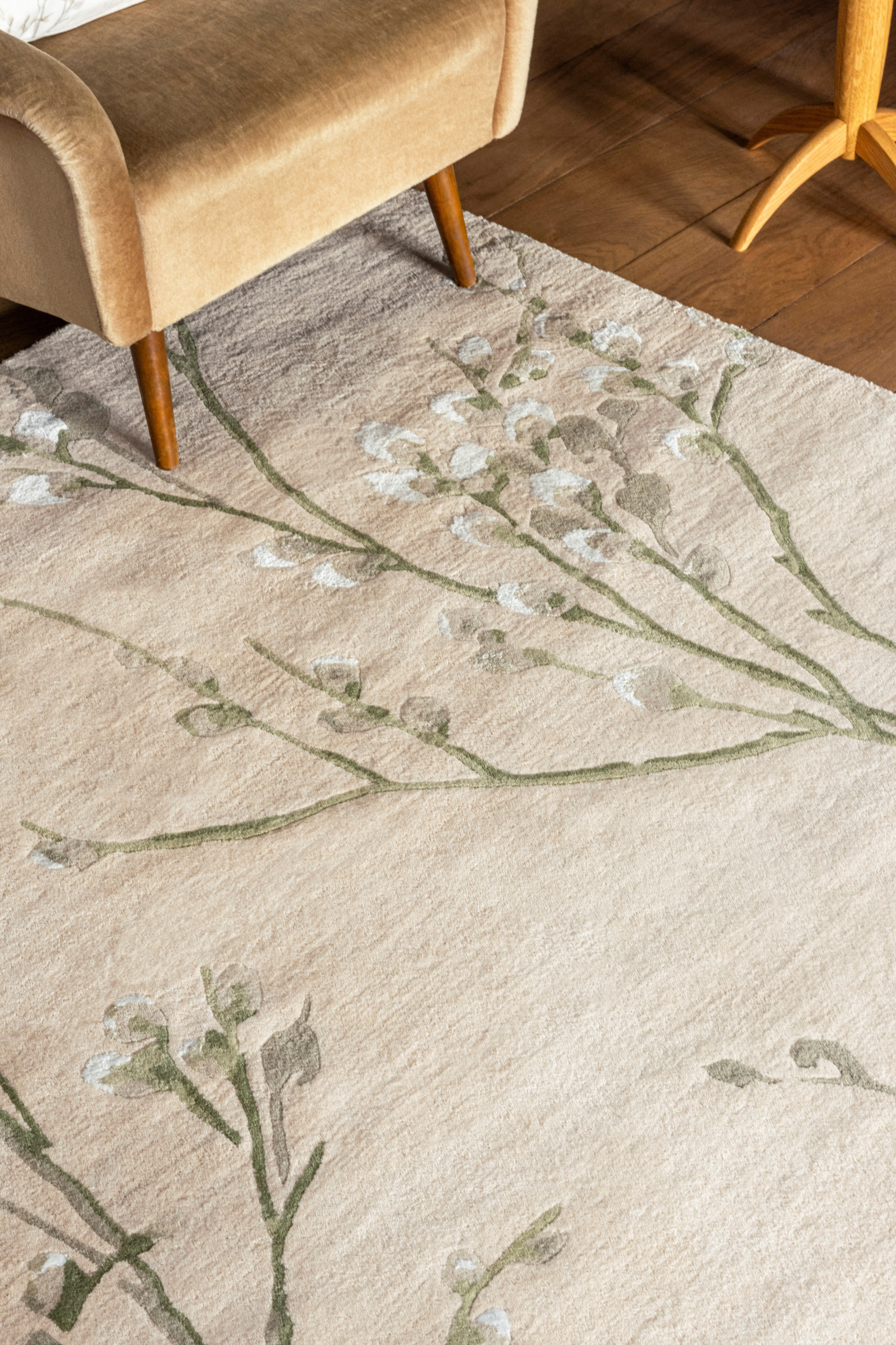 Laura Ashley Pussy Willow Hedgerow Green 79807