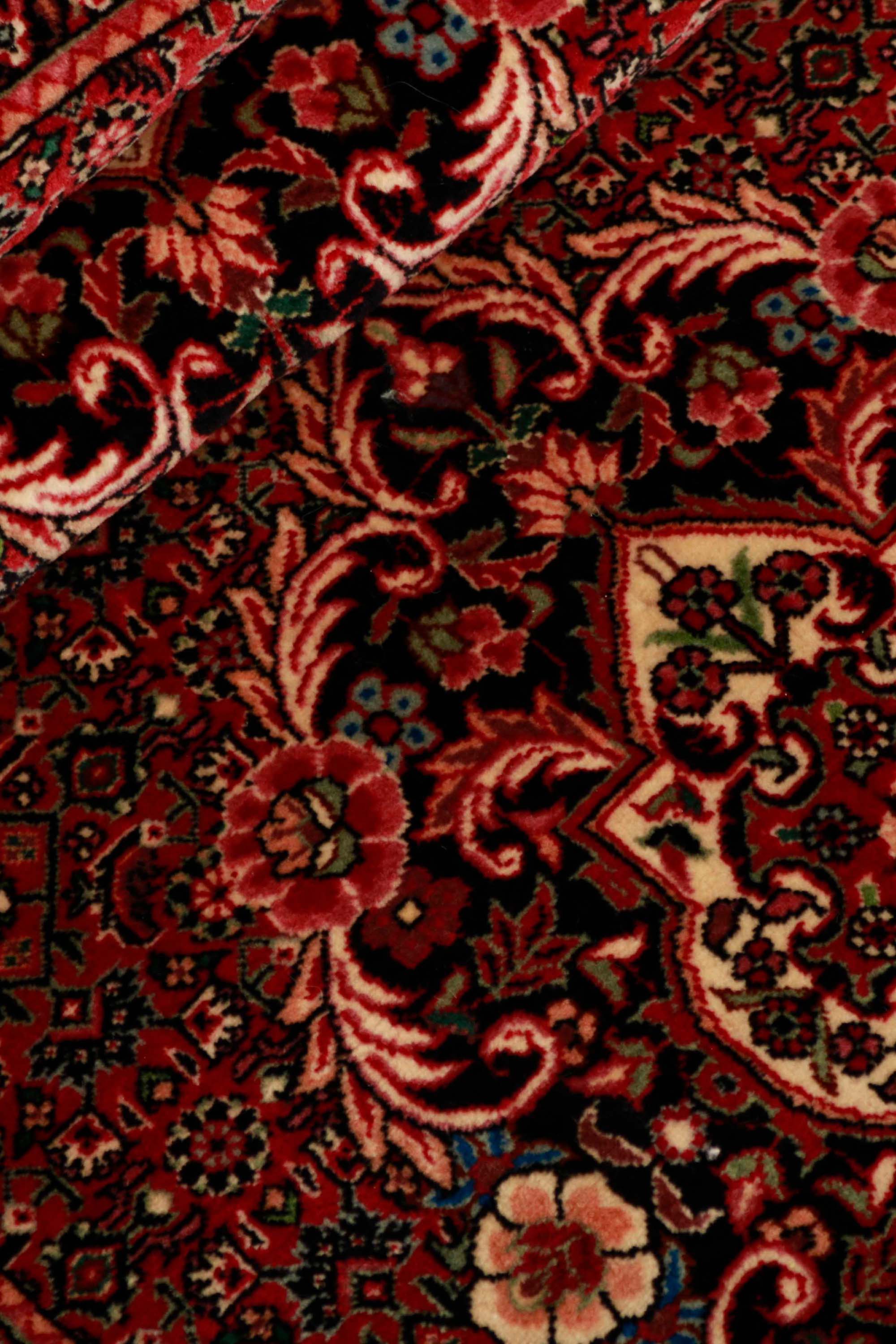 Traditional red bordered Bidjar Runner