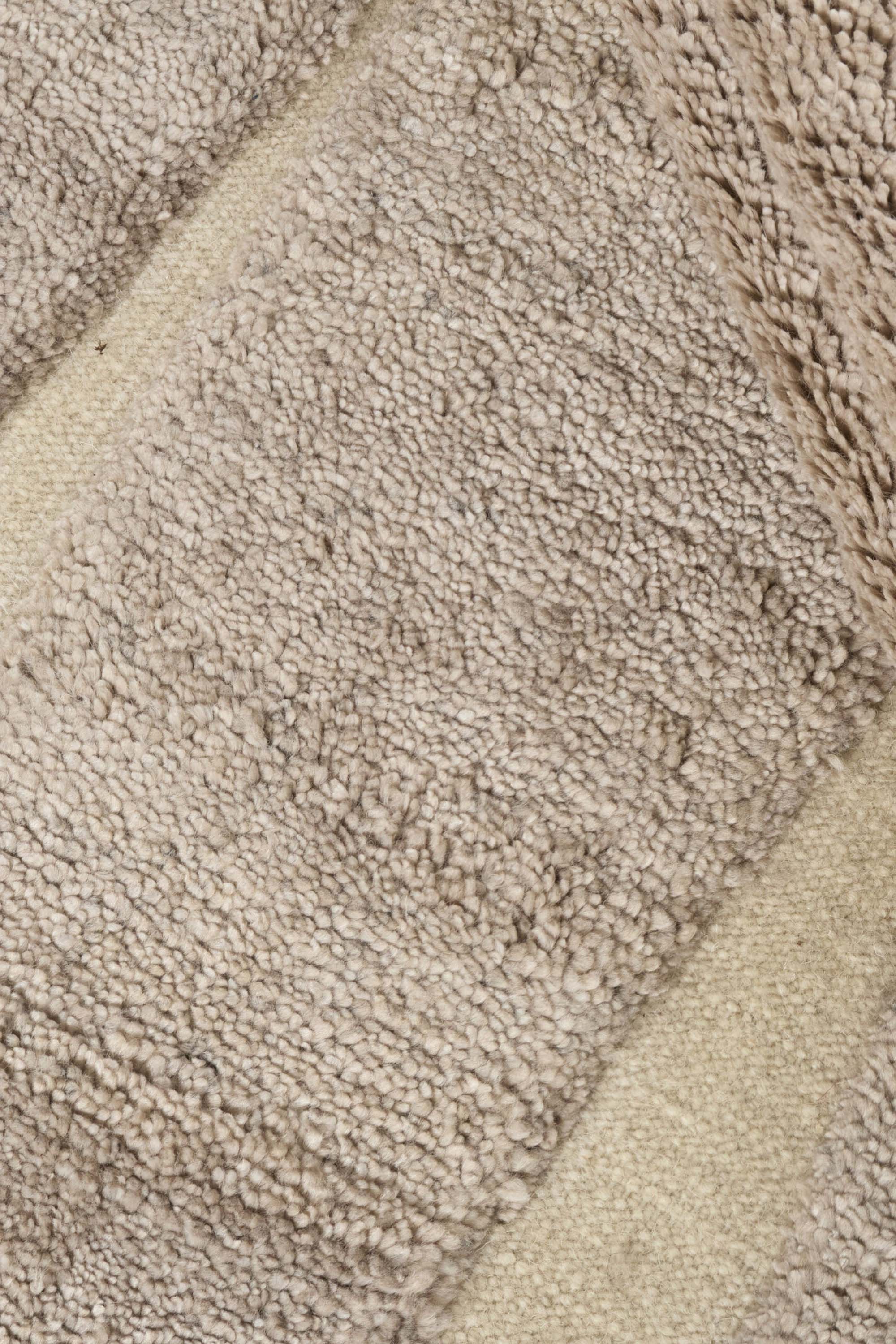 Minimal beige luxury Moroccan style rug