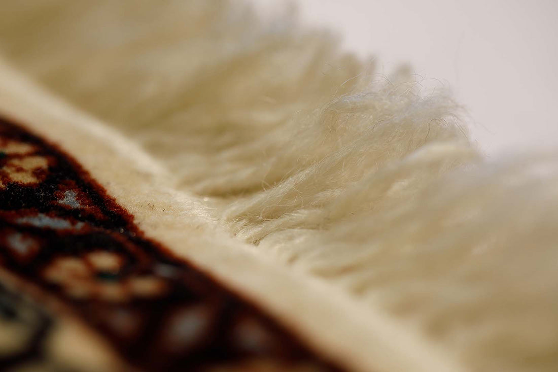 cream authentic persian runner with a traditional design