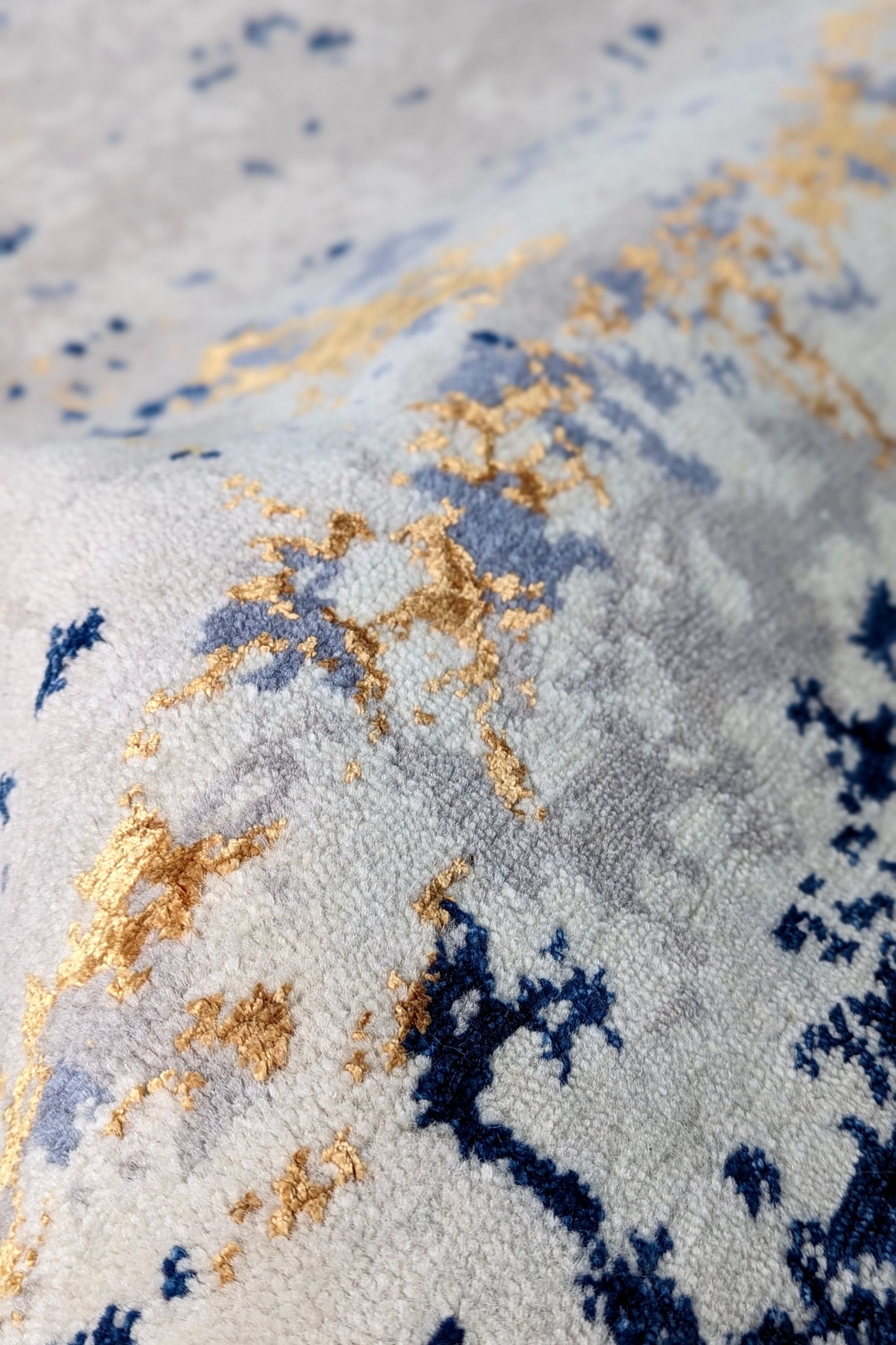 Riviera Navy Abstract Rug