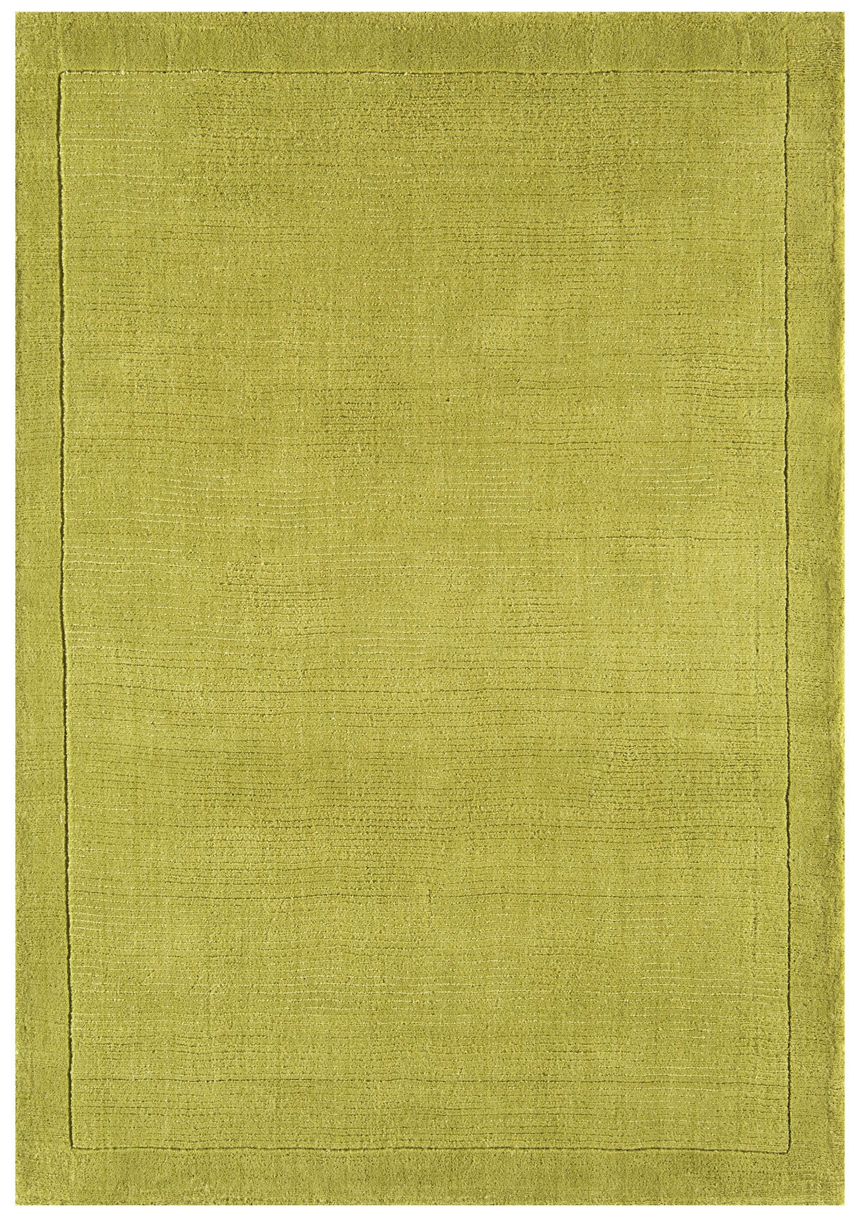York Green Plain Rug