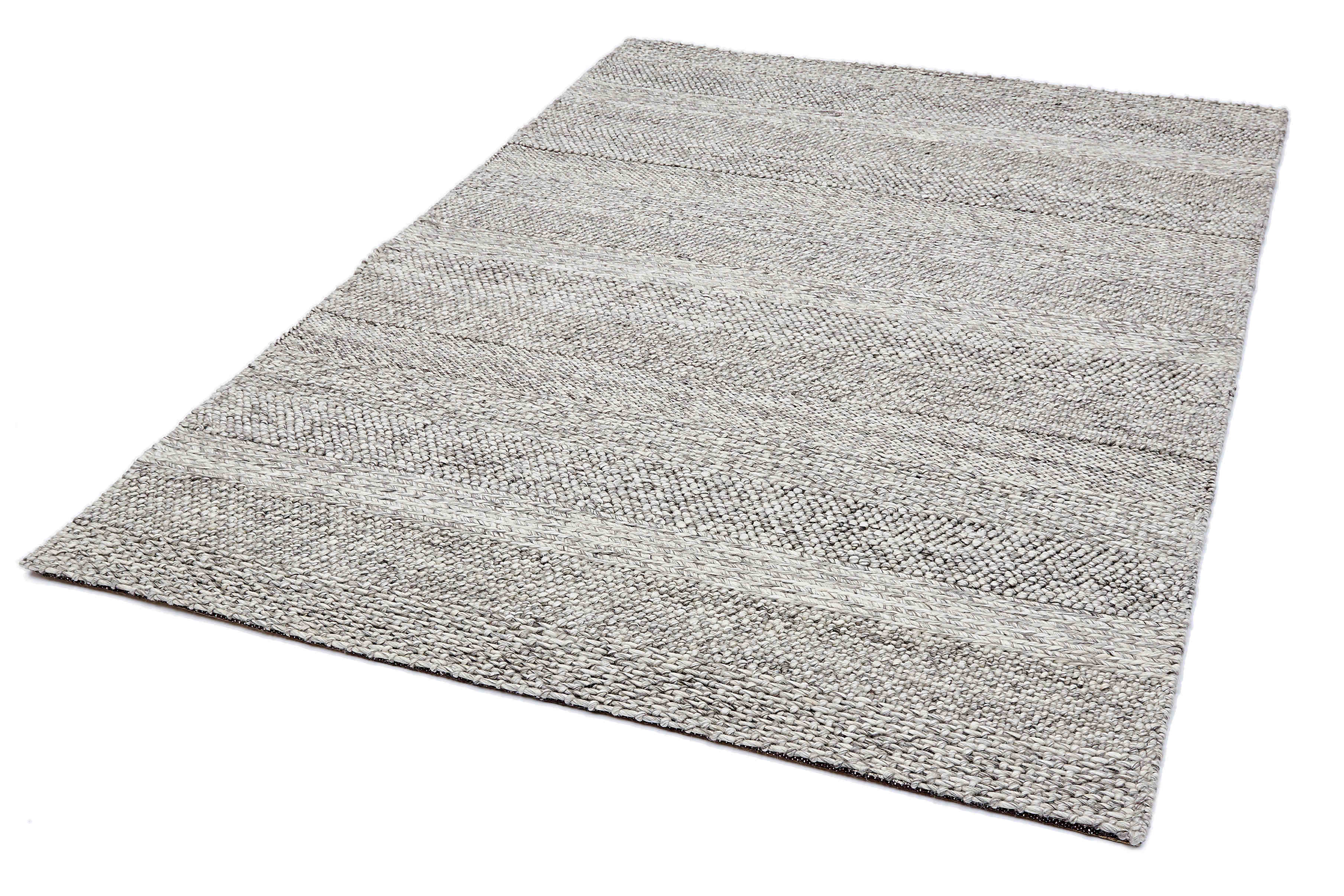 Katherine Carnaby Coast Rug Grey Marl Stripe