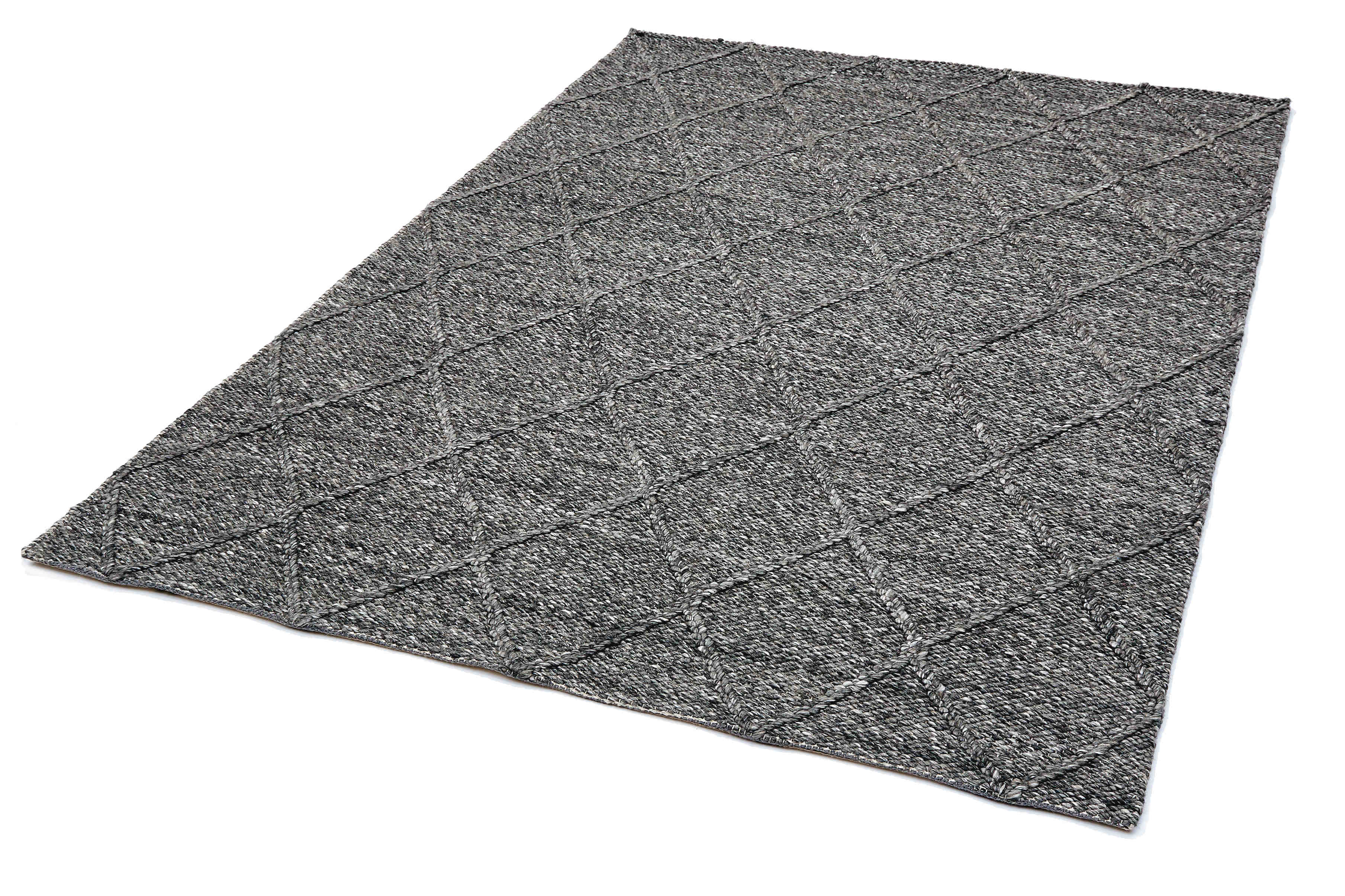 Katherine Carnaby Coast Diamond Rug 01 Charcoal