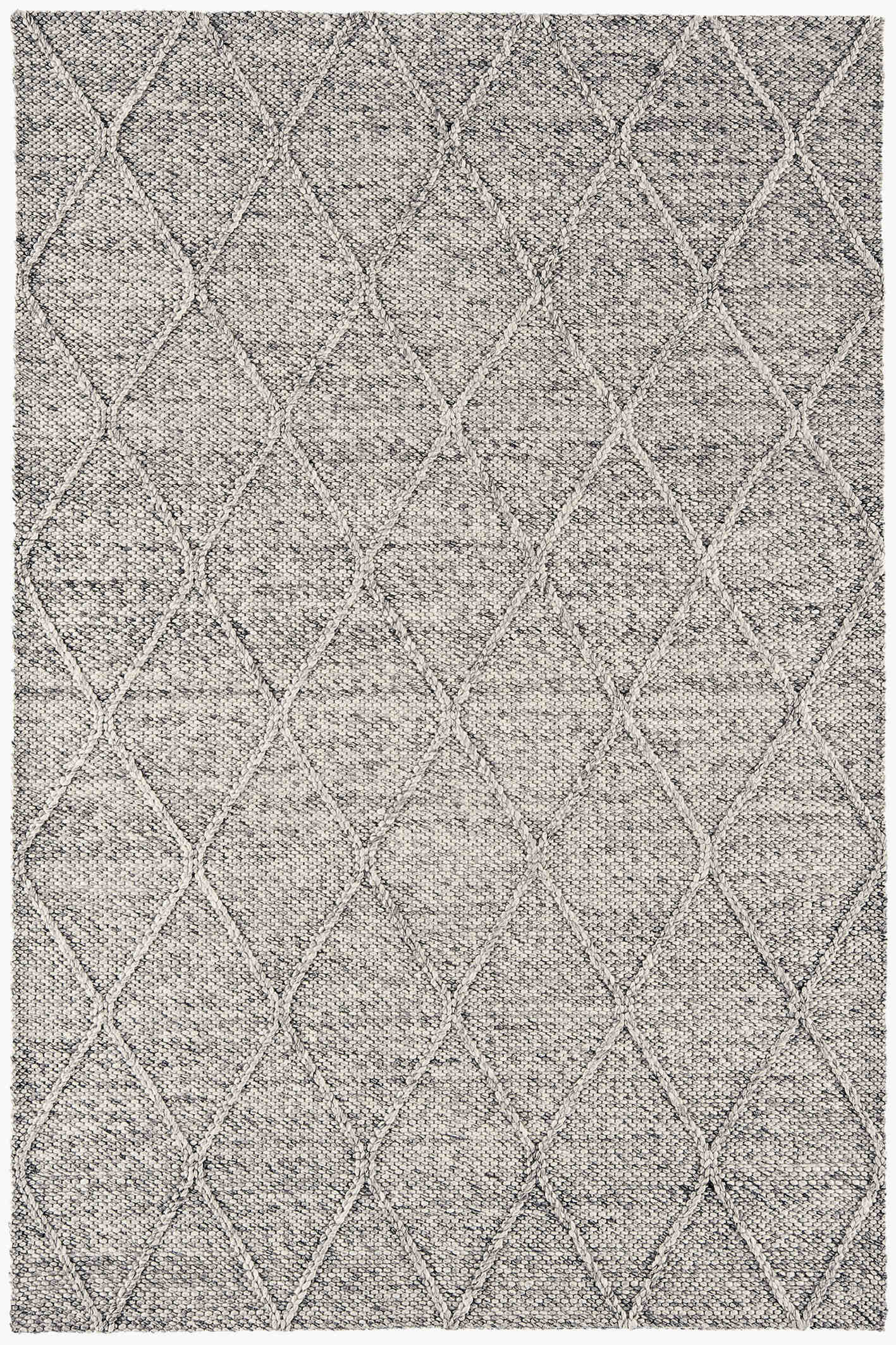 Katherine Carnaby Coast Diamond Rug 03 Grey Marl