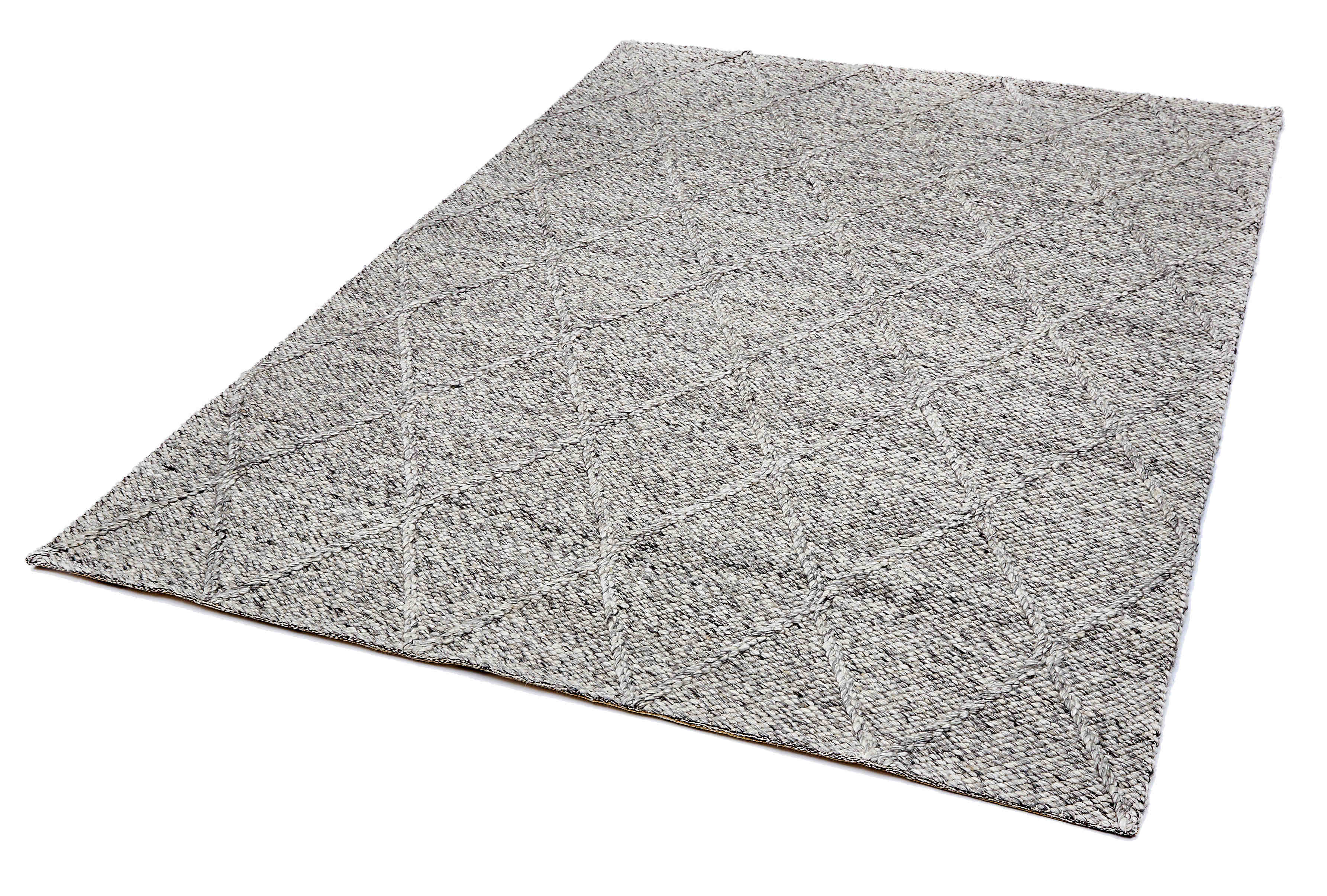 Katherine Carnaby Coast Diamond Rug 03 Grey Marl