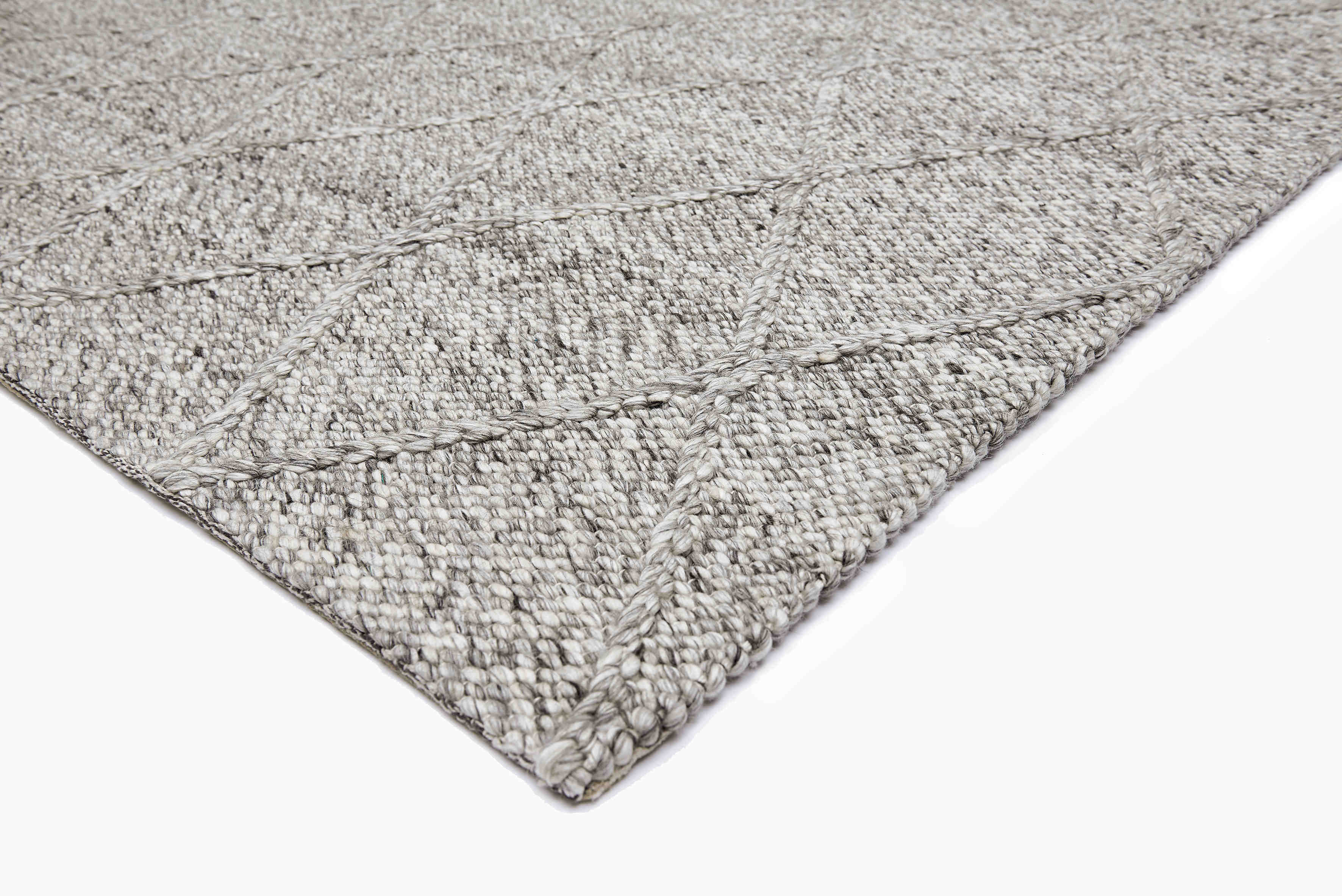 Katherine Carnaby Coast Diamond Rug 03 Grey Marl