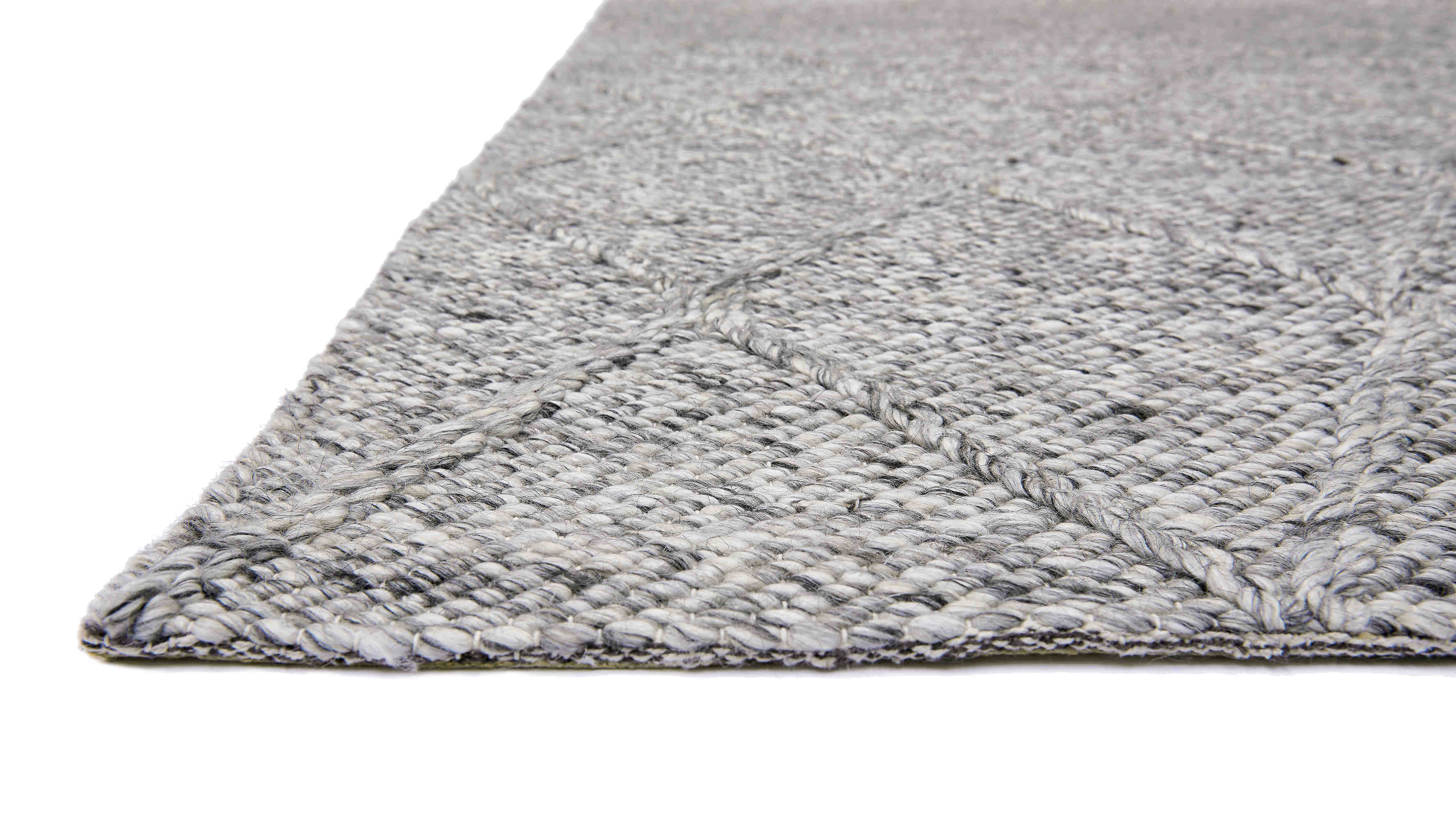 Katherine Carnaby Coast Diamond Rug 03 Grey Marl