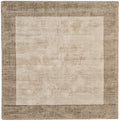 Blade Border Square Rug BB03 Smoke Putty