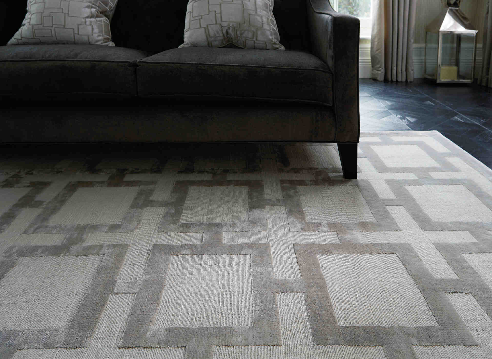 Katherine Carnaby Eaton Rug Silver