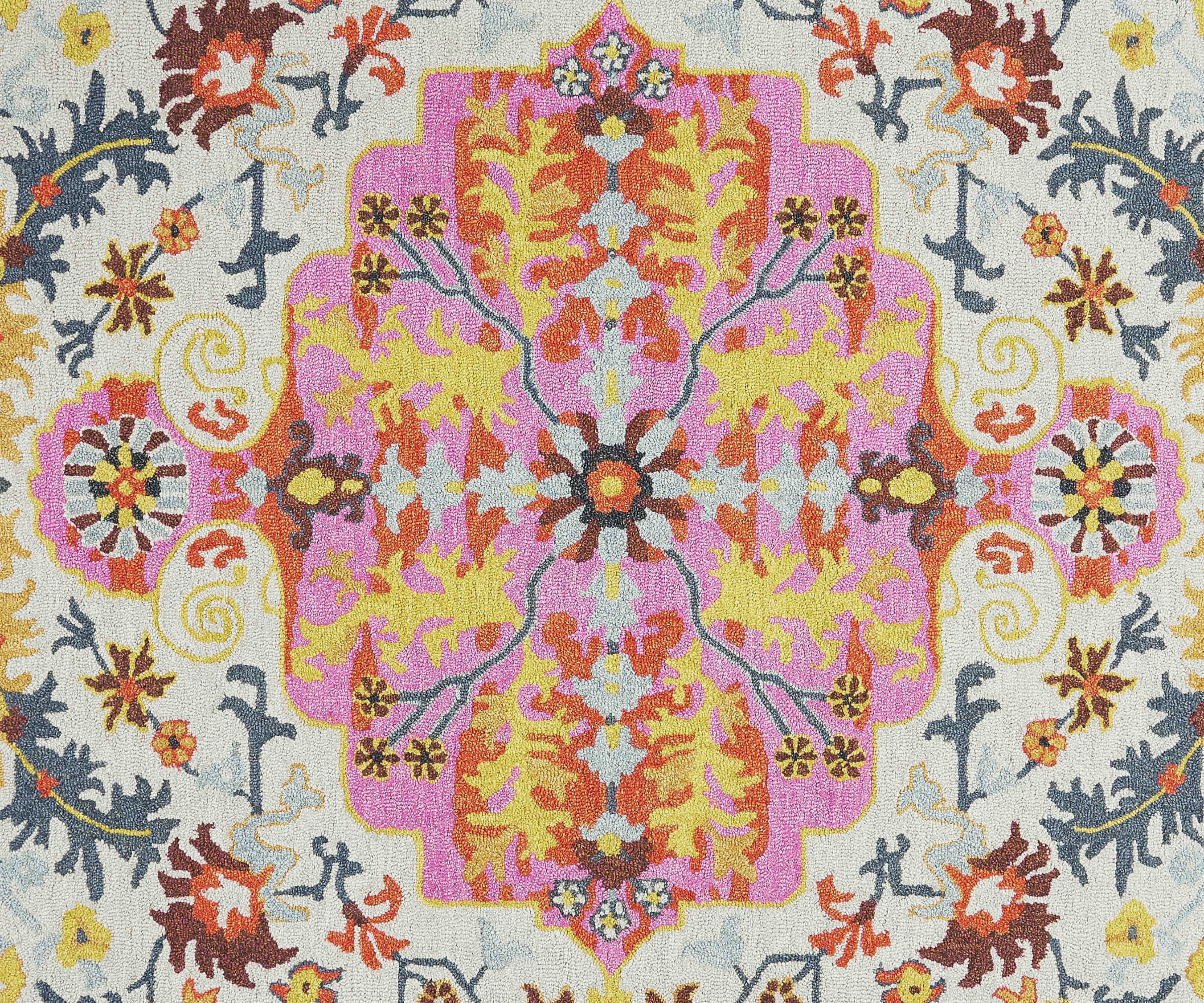 multicolour vintage style rug