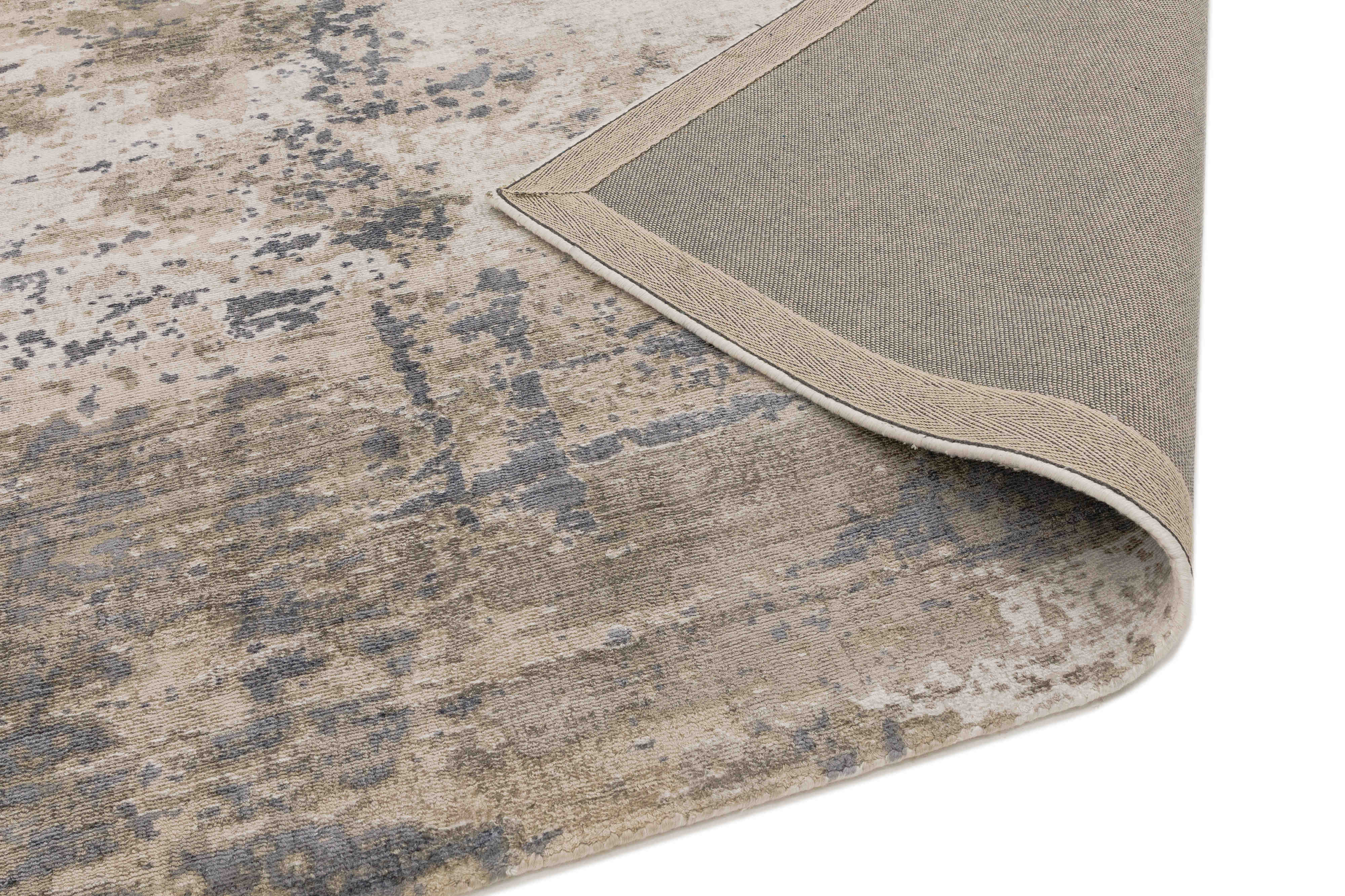 blue and grey abstract rug