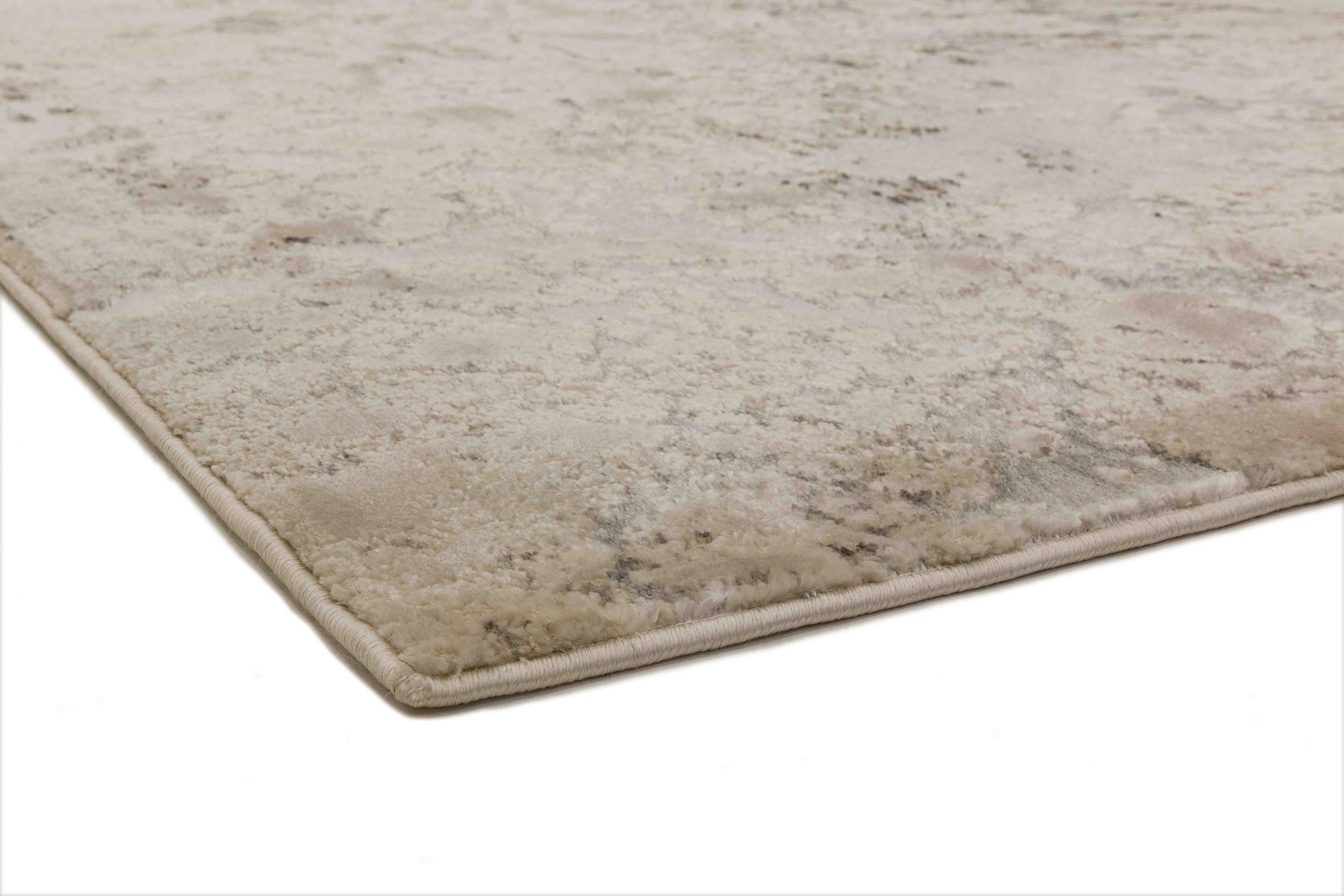 grey abstract rug with a marble design