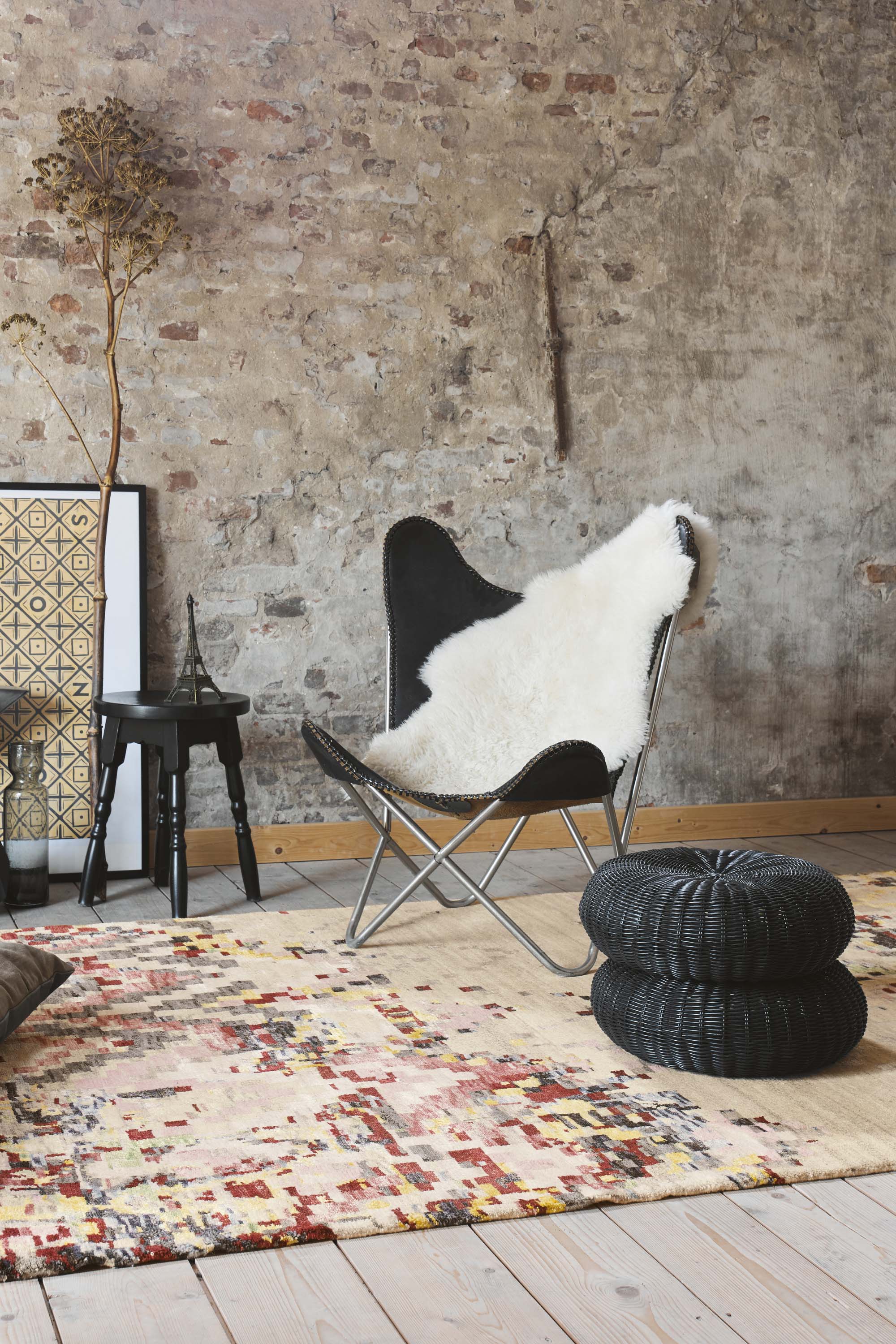 abstract multicolour brink and campman rug
