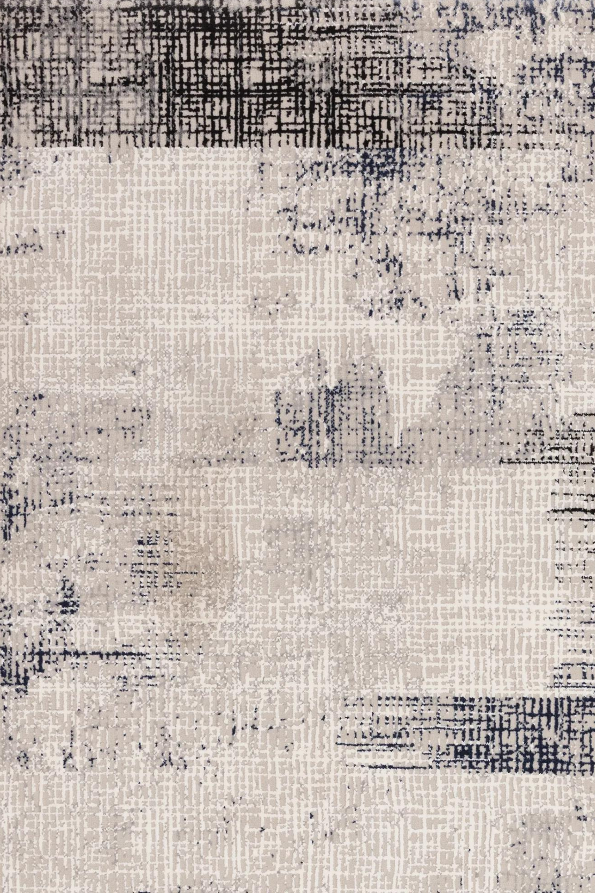 Modern flatweave rug with abstract beige design