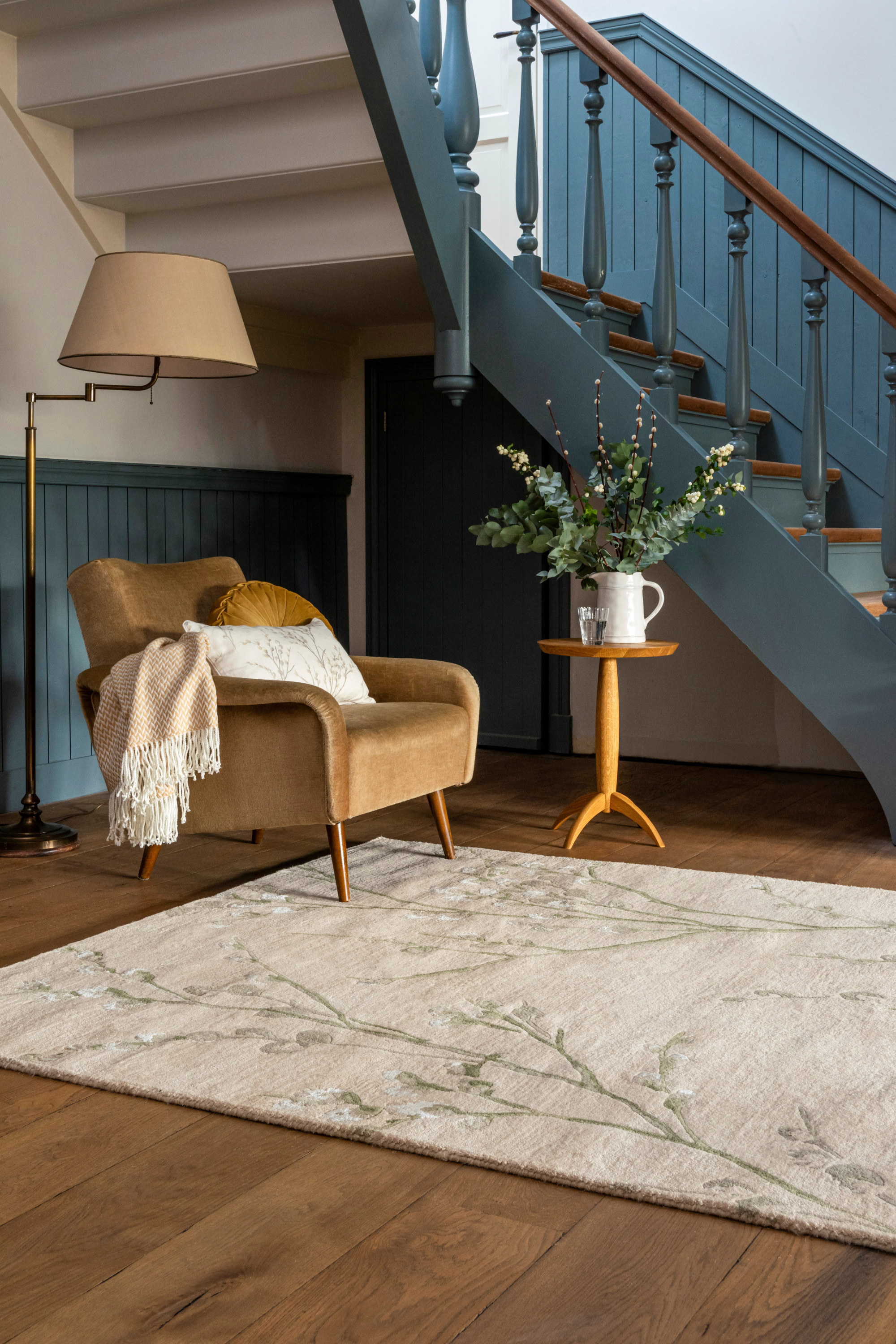 Laura Ashley Pussy Willow Hedgerow Green 79807