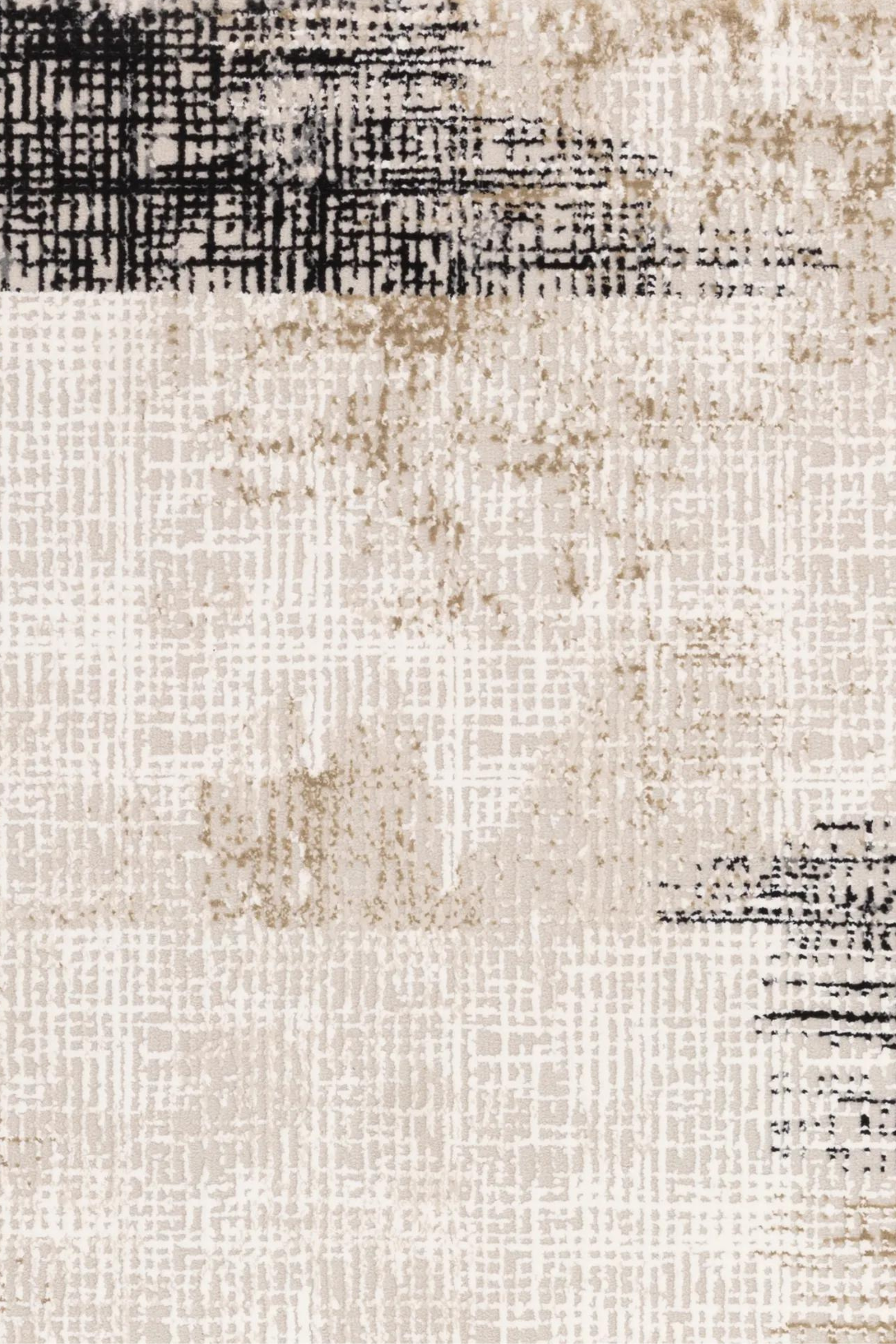 Modern flatweave rug with abstract beige design