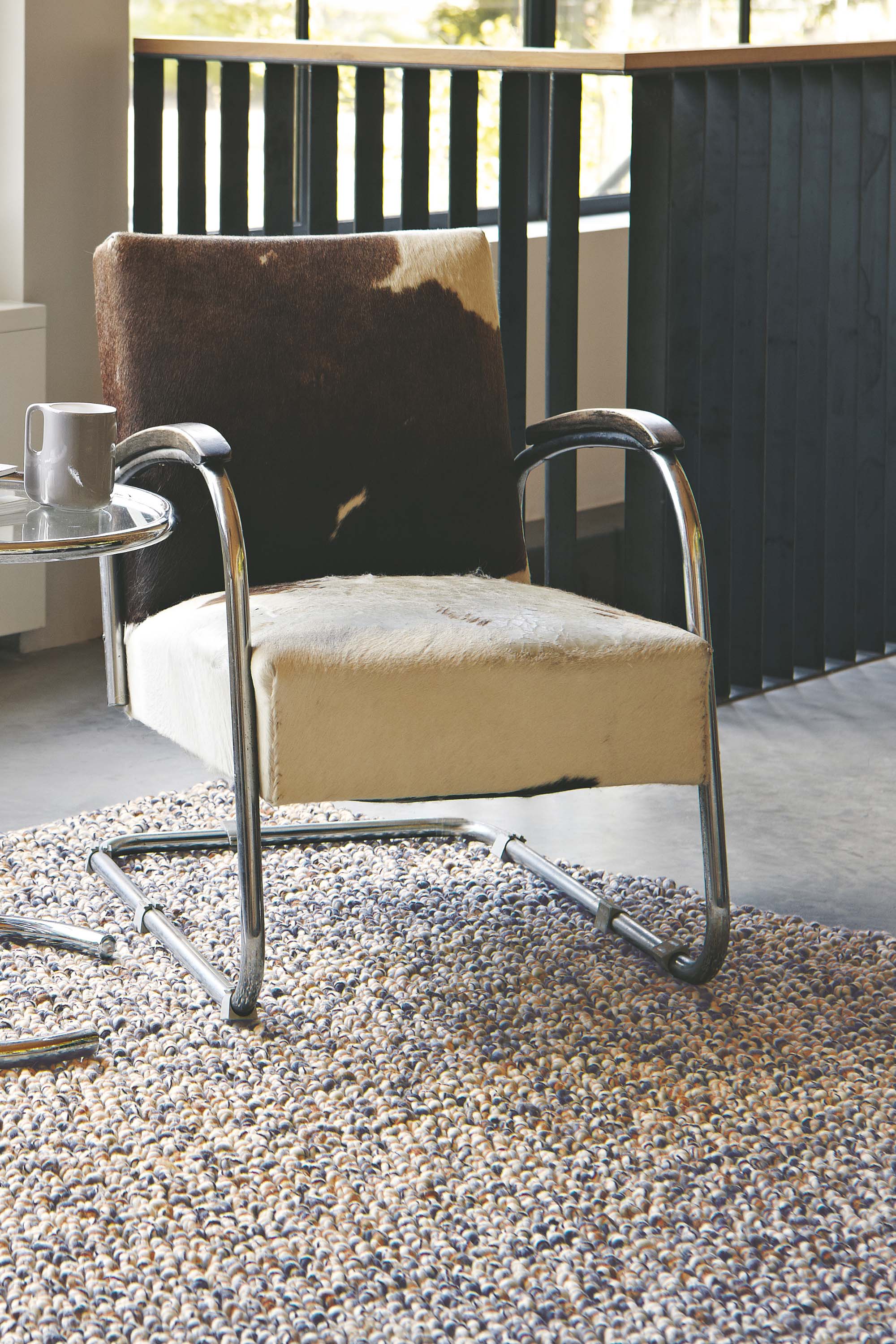 brink and campman brown textured wool and jute rug