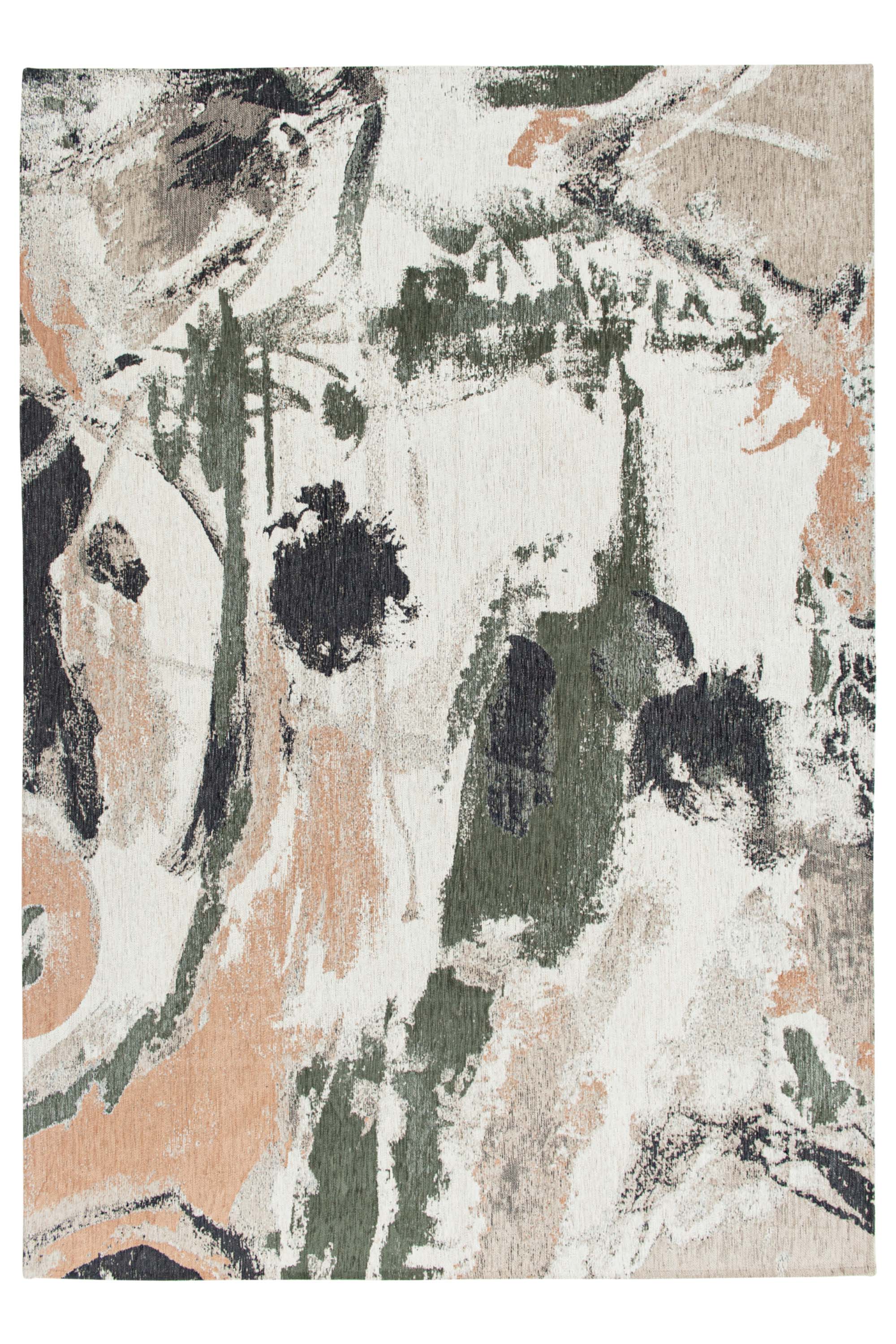 Modern rug with multicolour abstract pattern