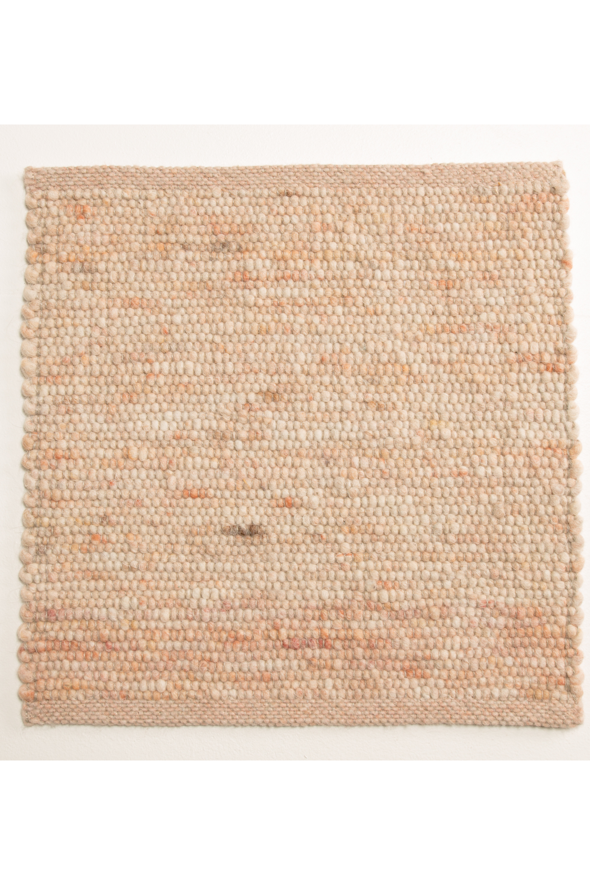 Orange luxury plain handwoven rug