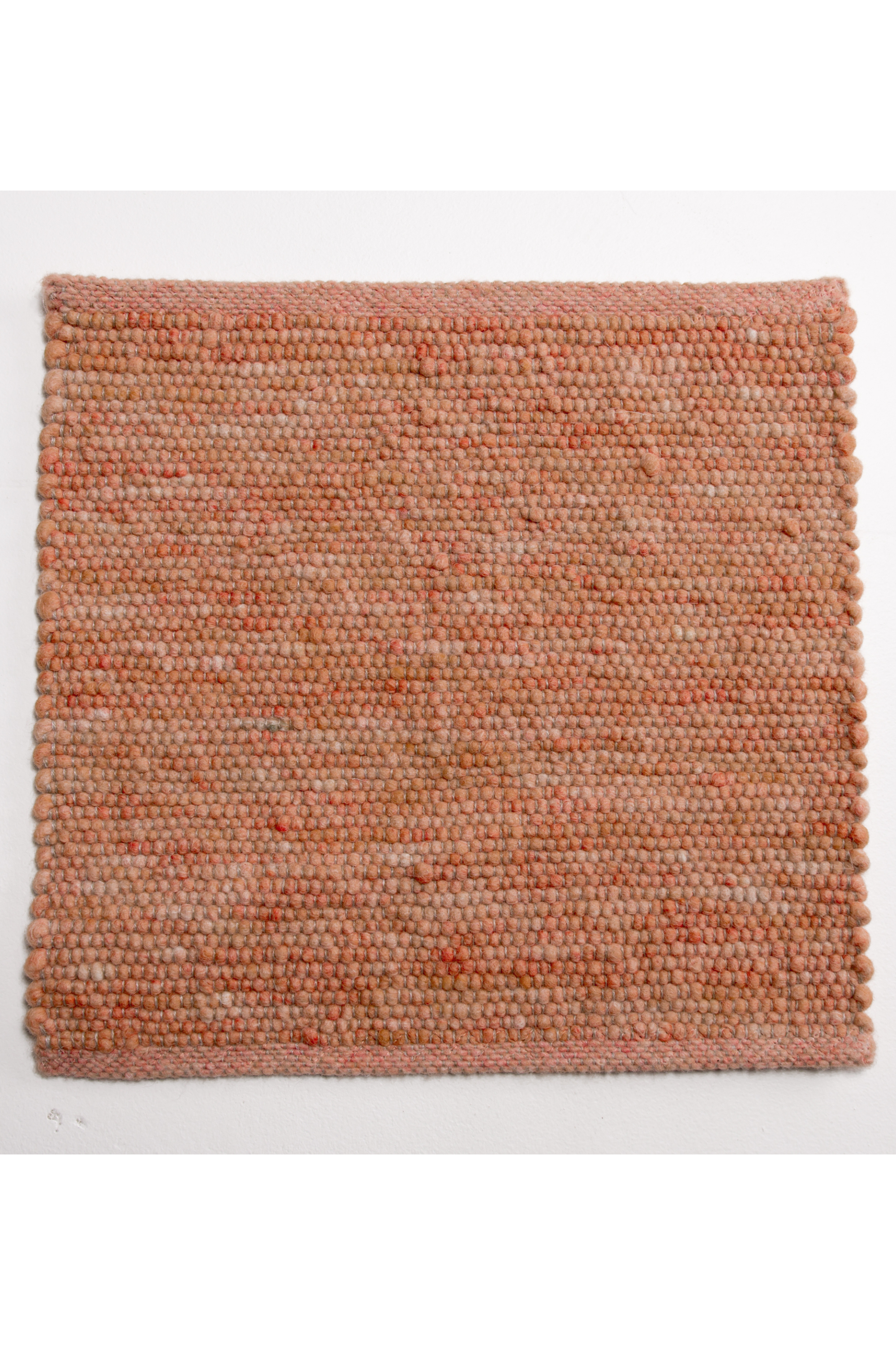 Orange luxury plain handwoven rug