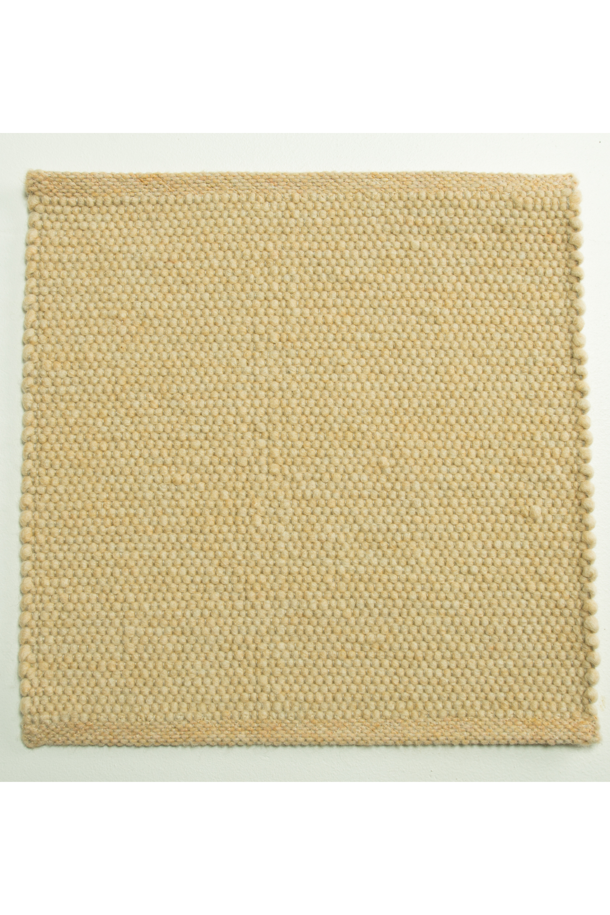 Yellow luxury plain handwoven rug
