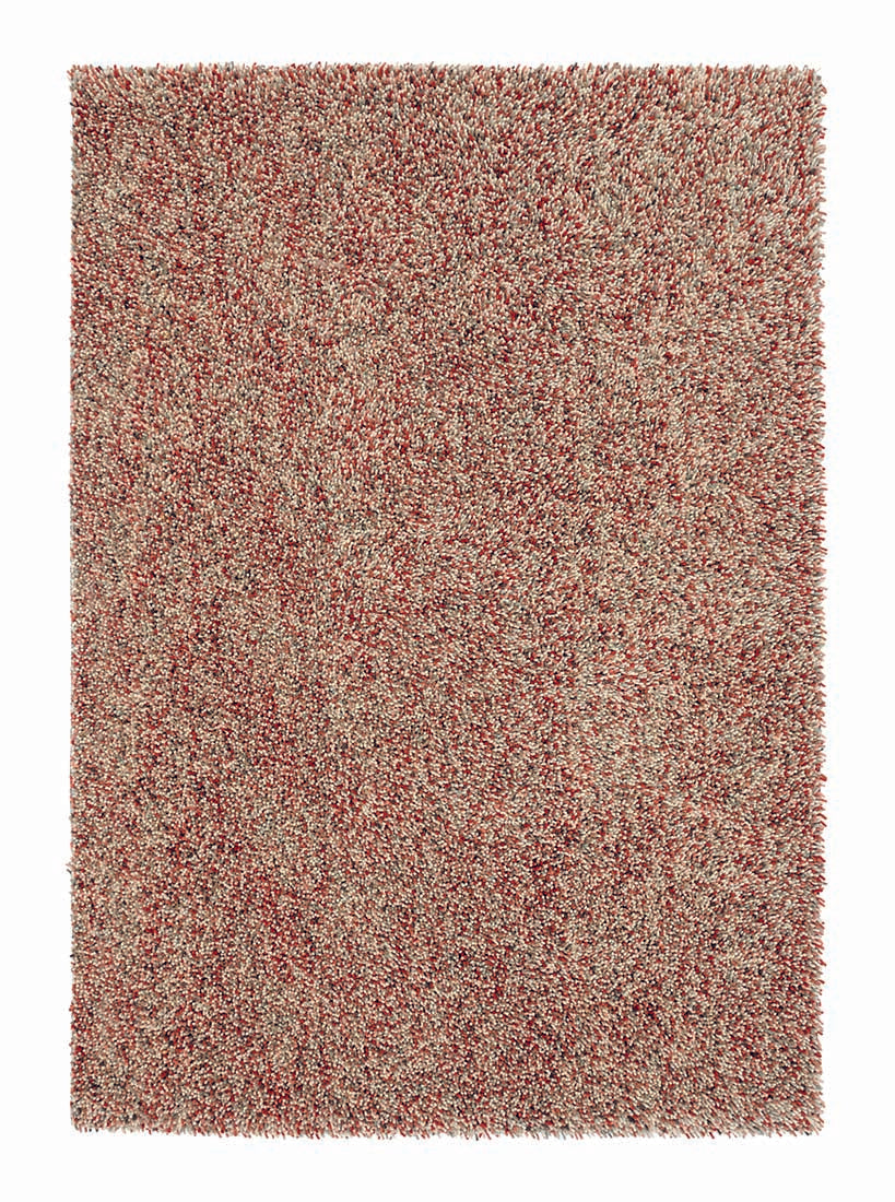 red and grey brink & campman shagpile rug