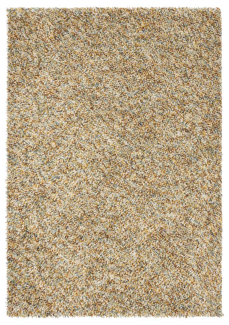 mustard yellow brink & campman shagpile rug