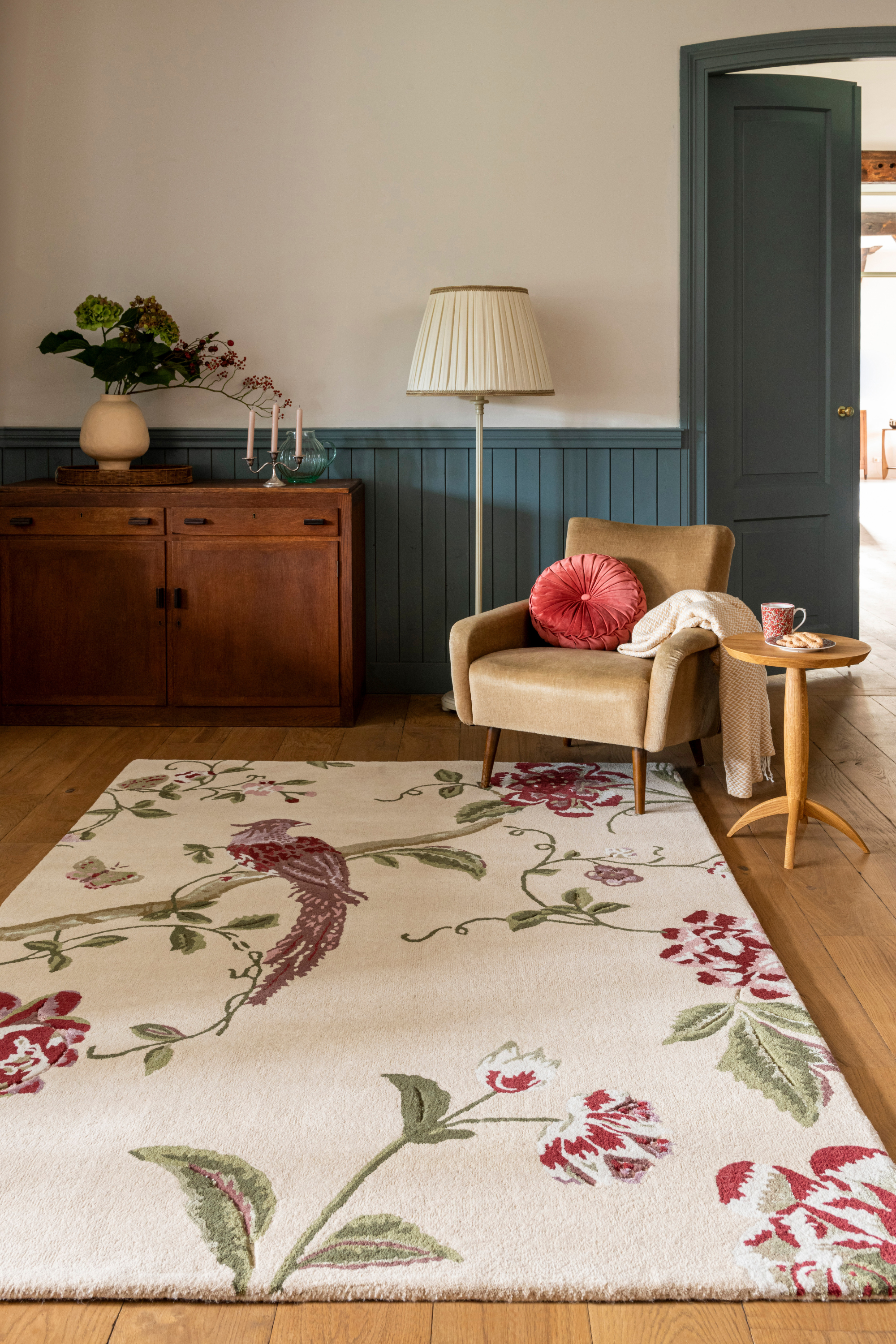 Laura Ashley Summer Palace Cranberry/Grape 81200