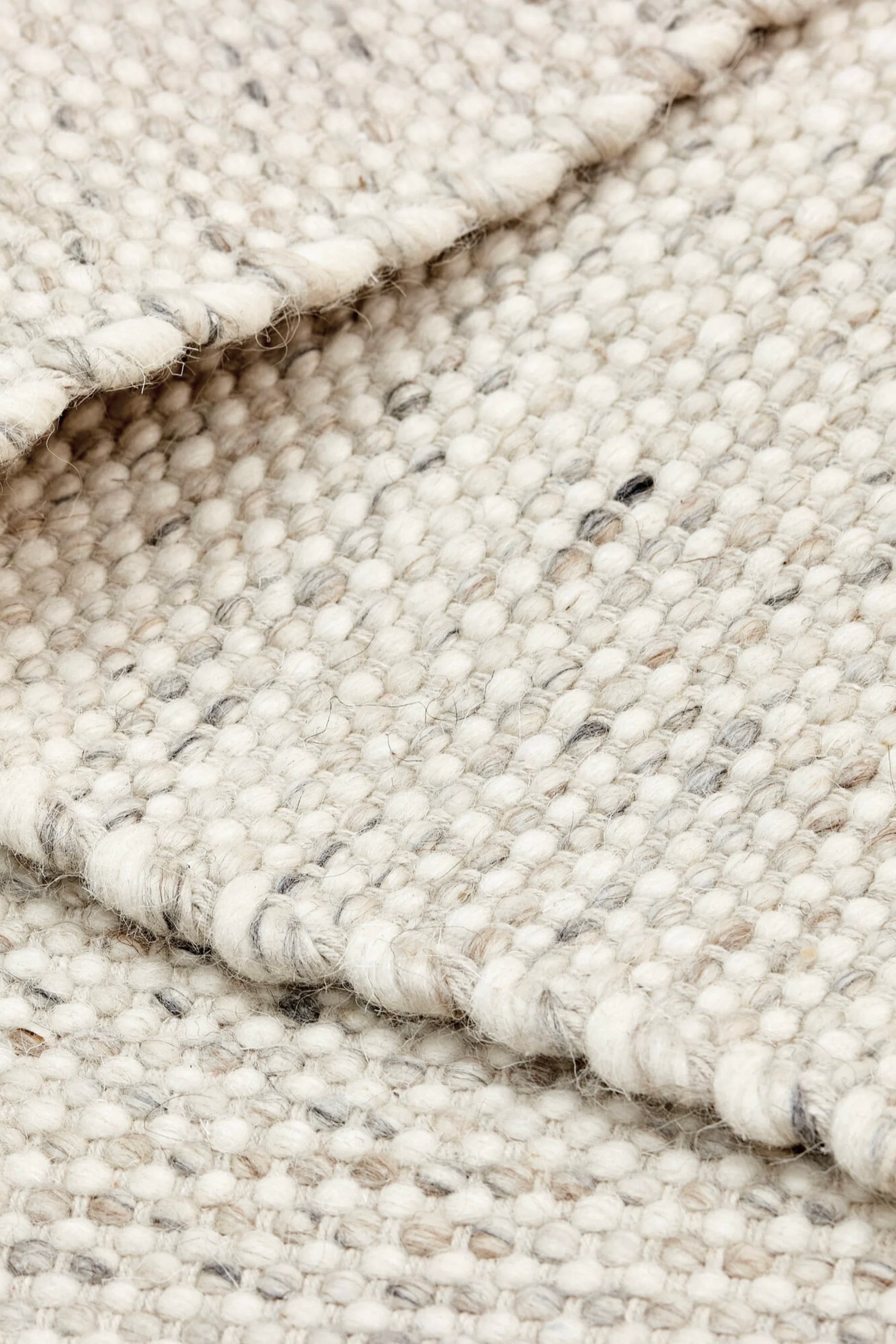 Grey textured hallway runner