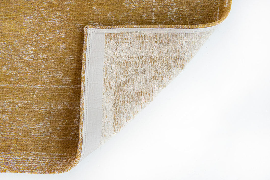 yellow vintage style rug