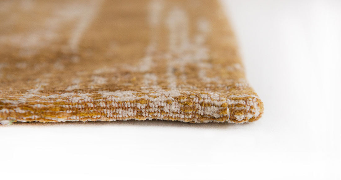 yellow vintage style rug