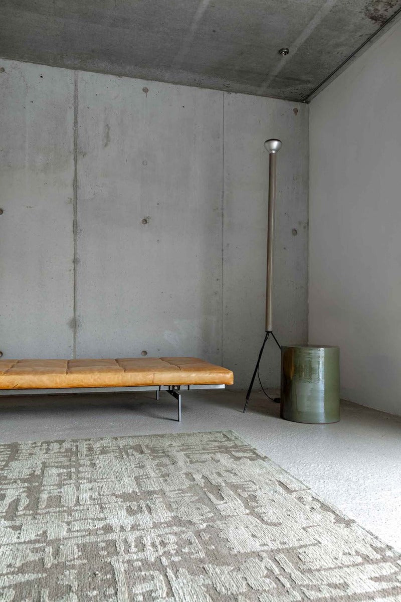 beige flatweave area rug with subtle