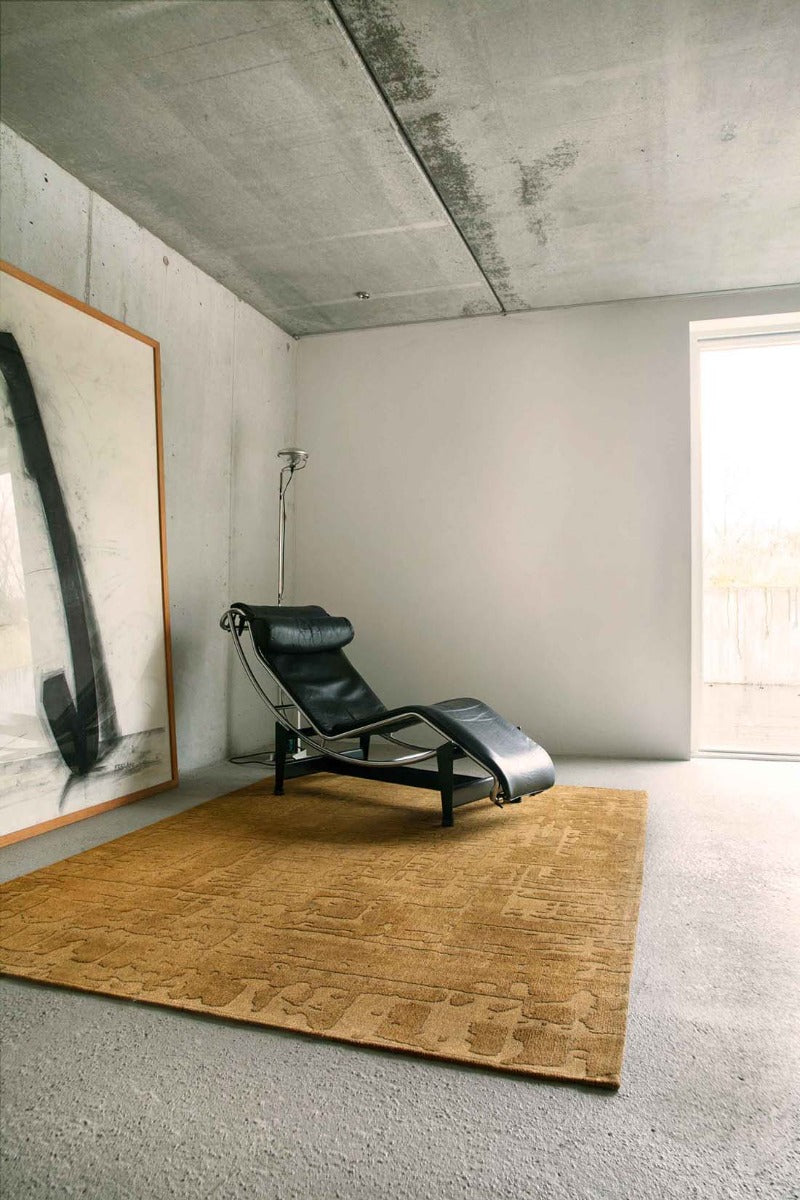 gold flatweave area rug with subtle