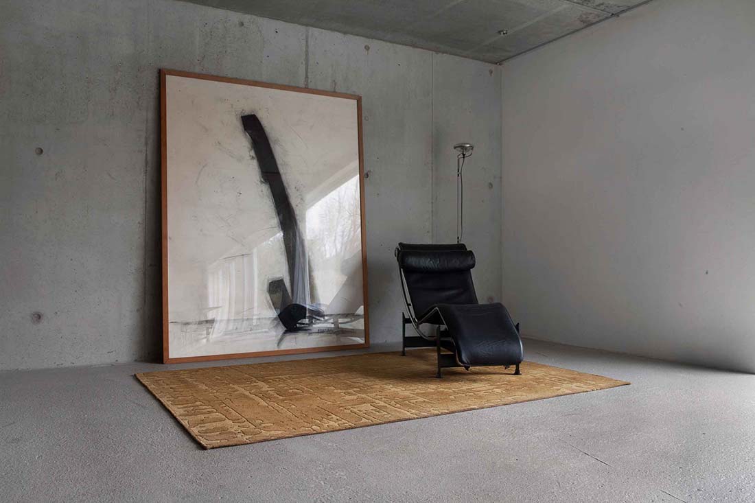 gold flatweave area rug with subtle