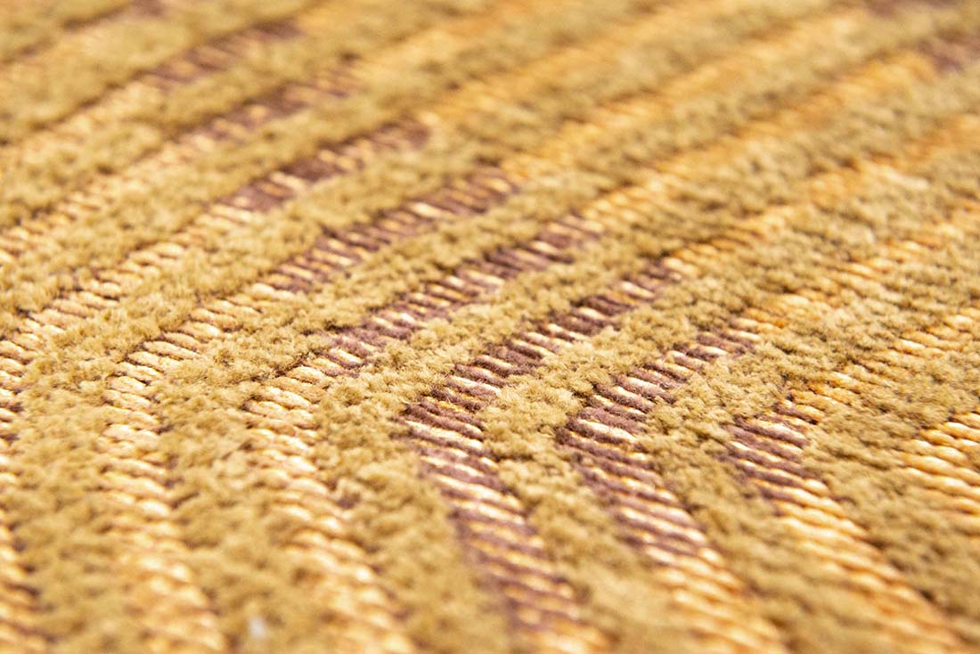 gold flatweave area rug with organic