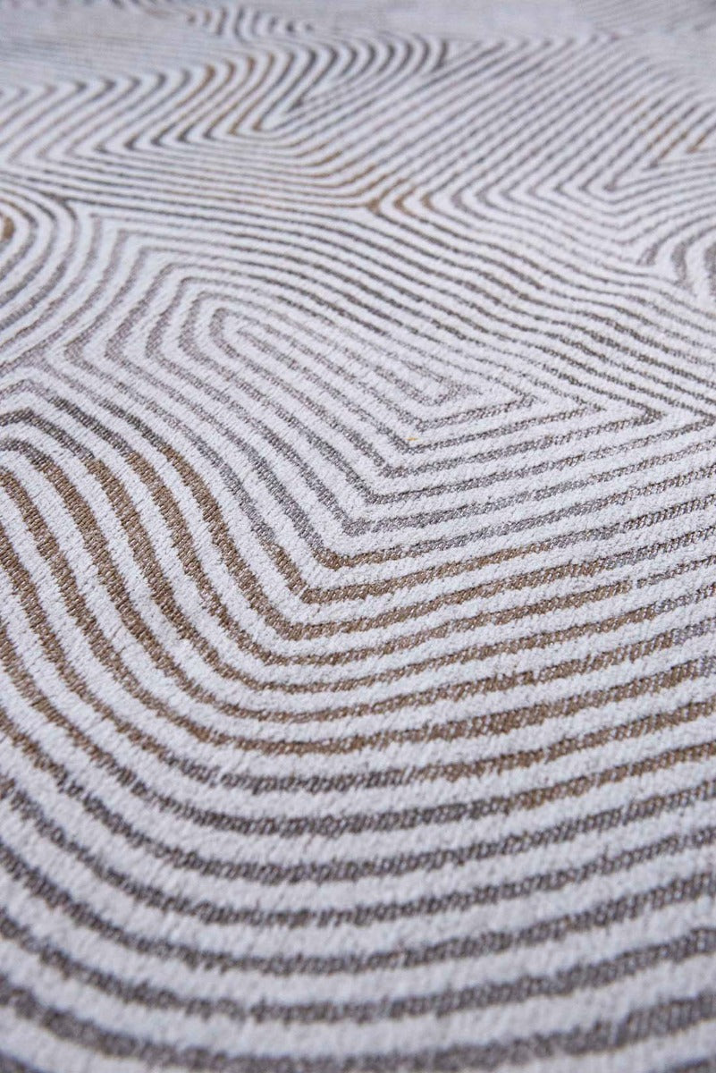 cream flatweave area rug with organic