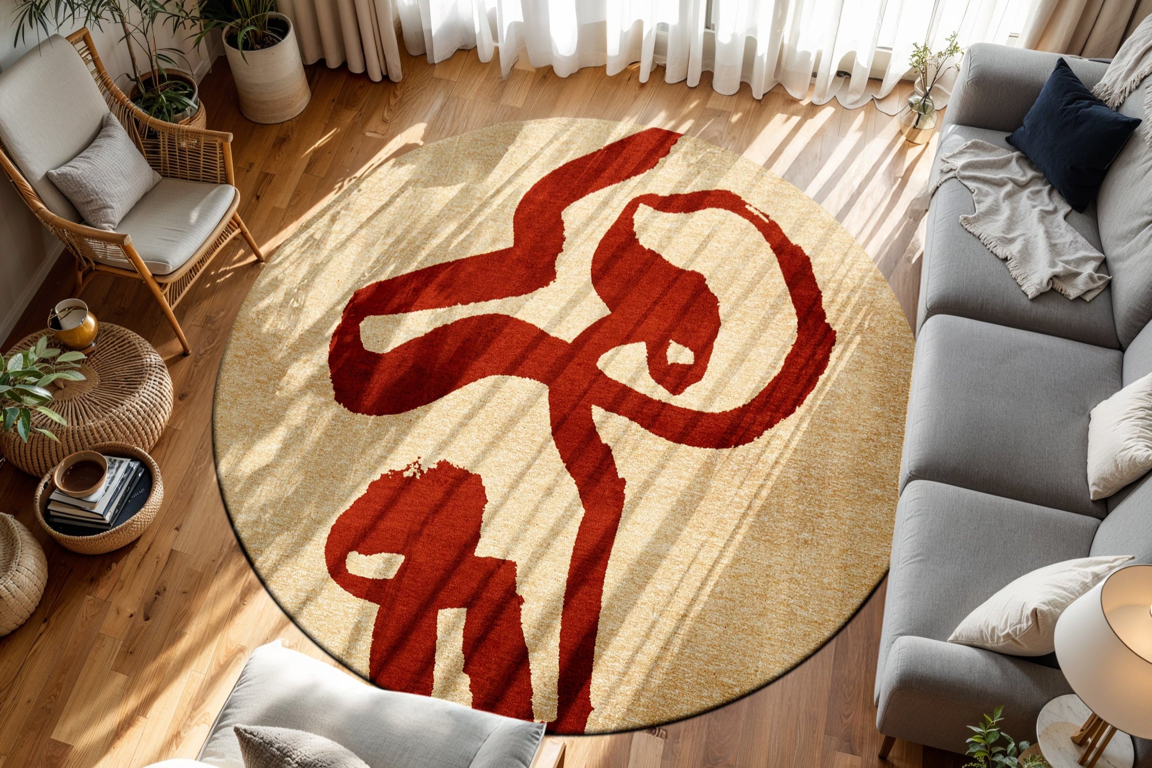 Craft Imperial Ribbon Round Red 9847