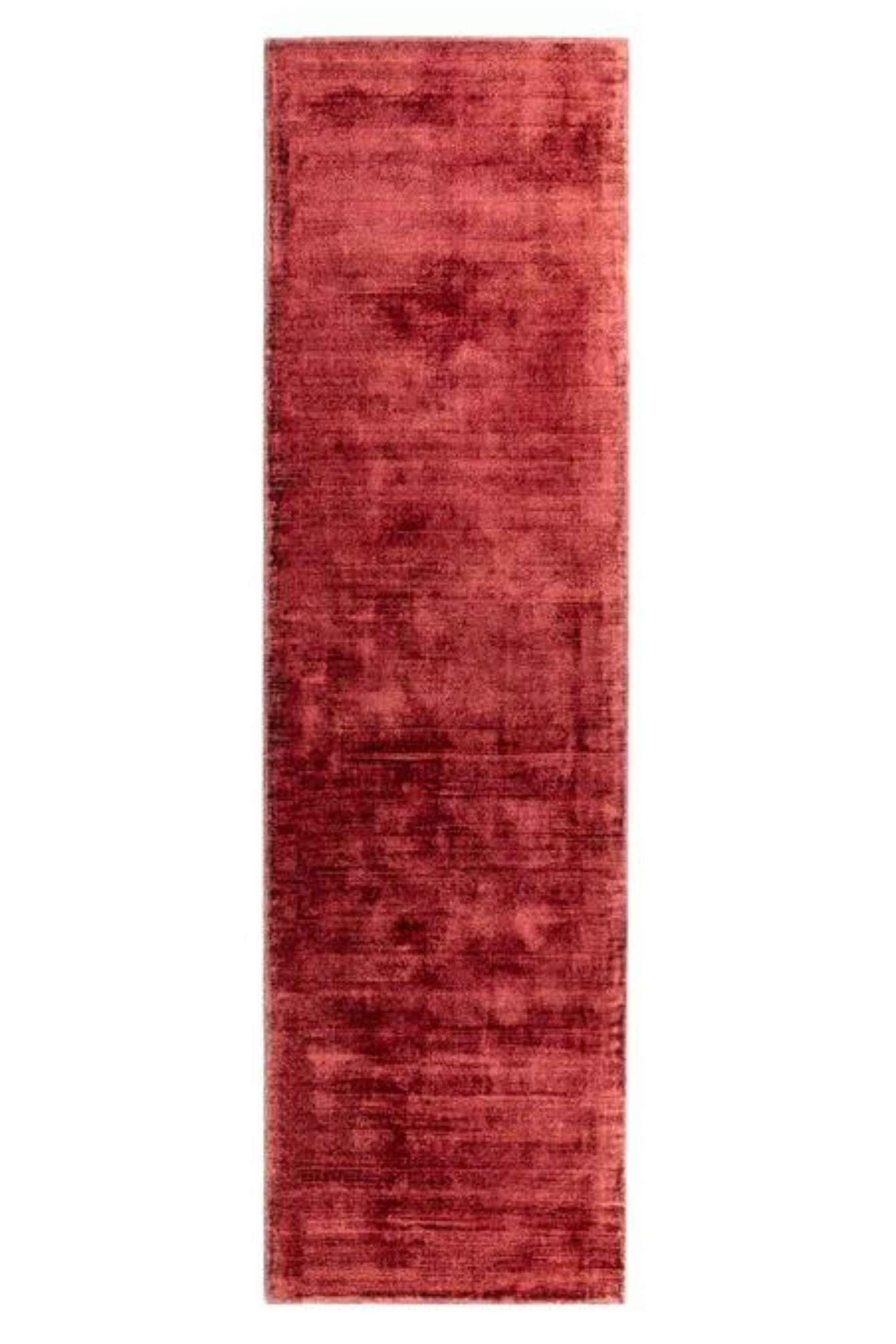 Berry Viscose Rug Runner