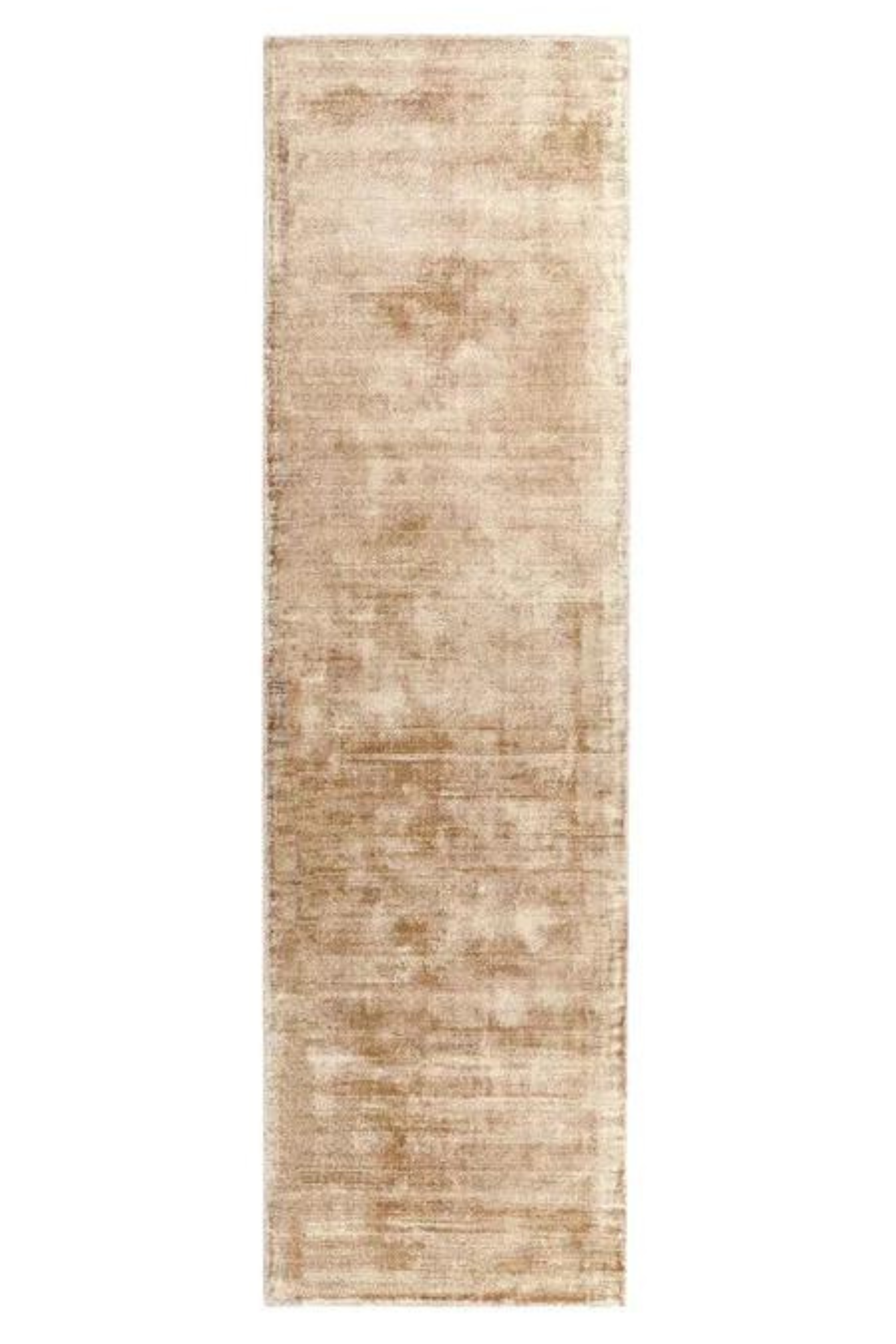 Plain Champagne Viscose Rug