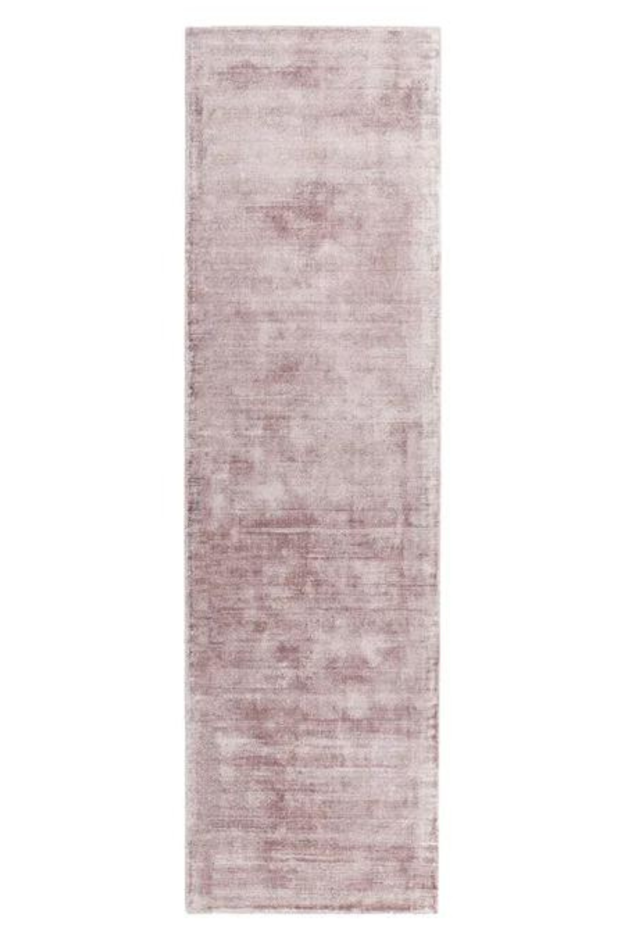 Plain Heather Viscose Runner Rug