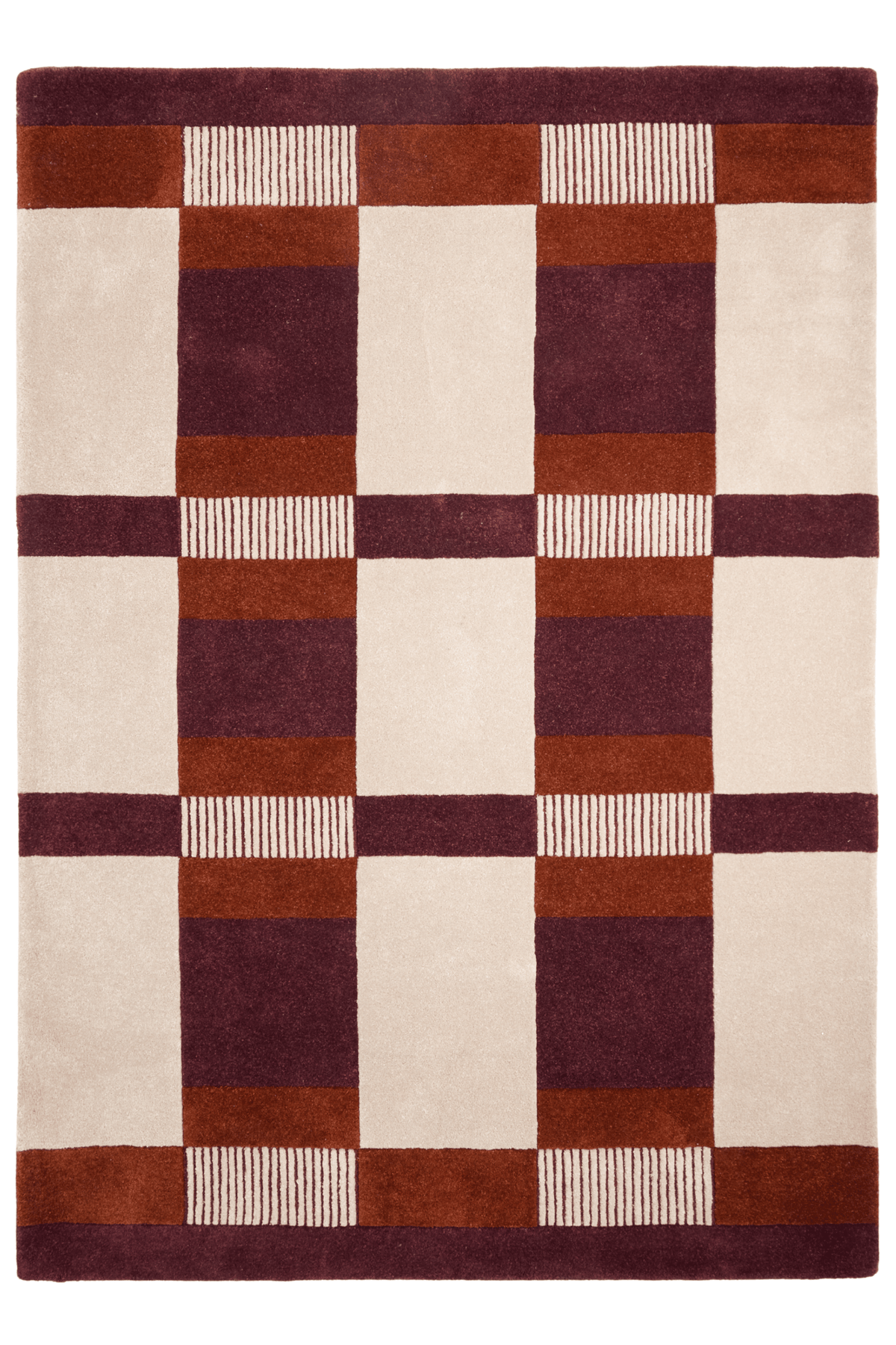Asiatic x Made Franka Burgundy