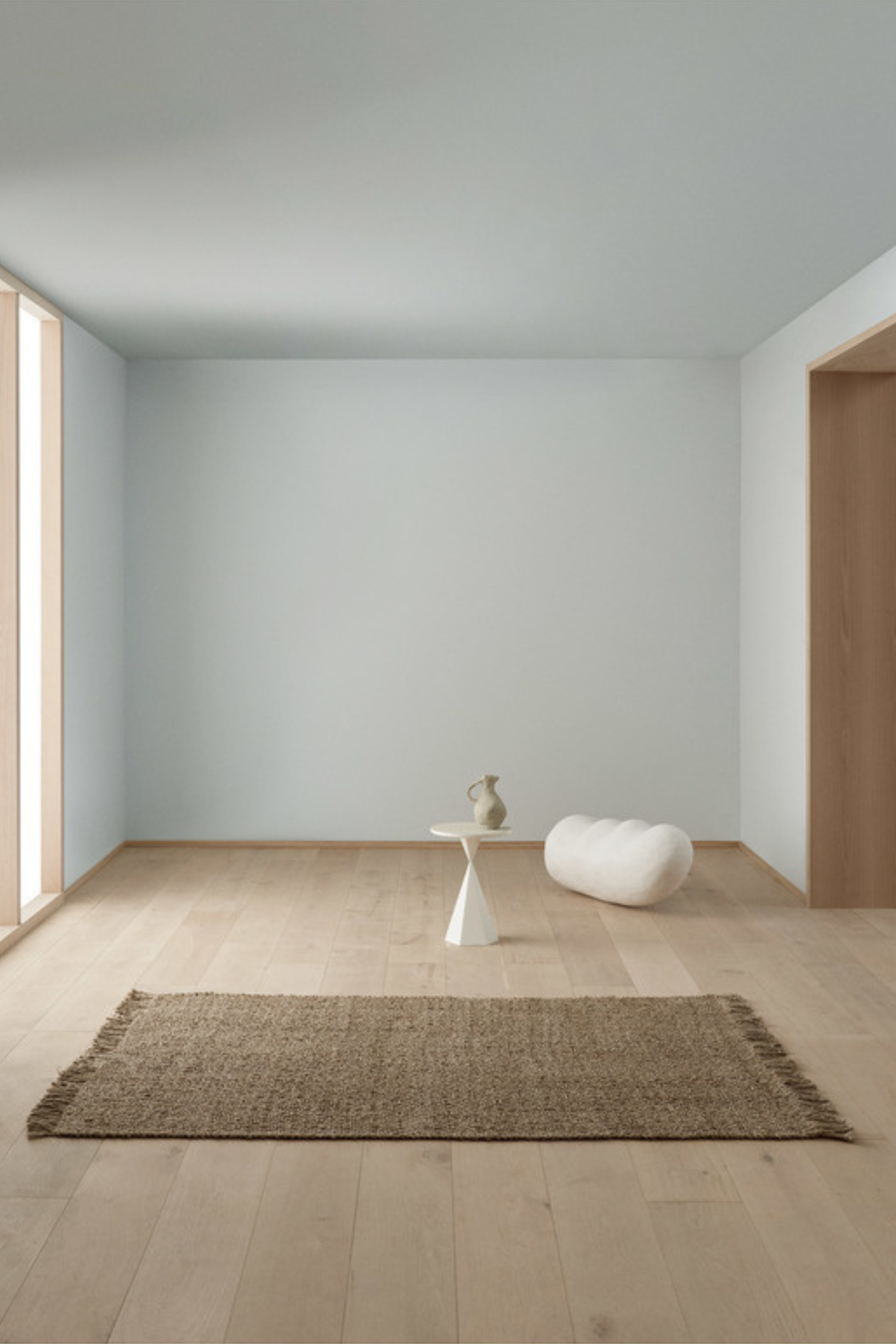Jute brown jute rug