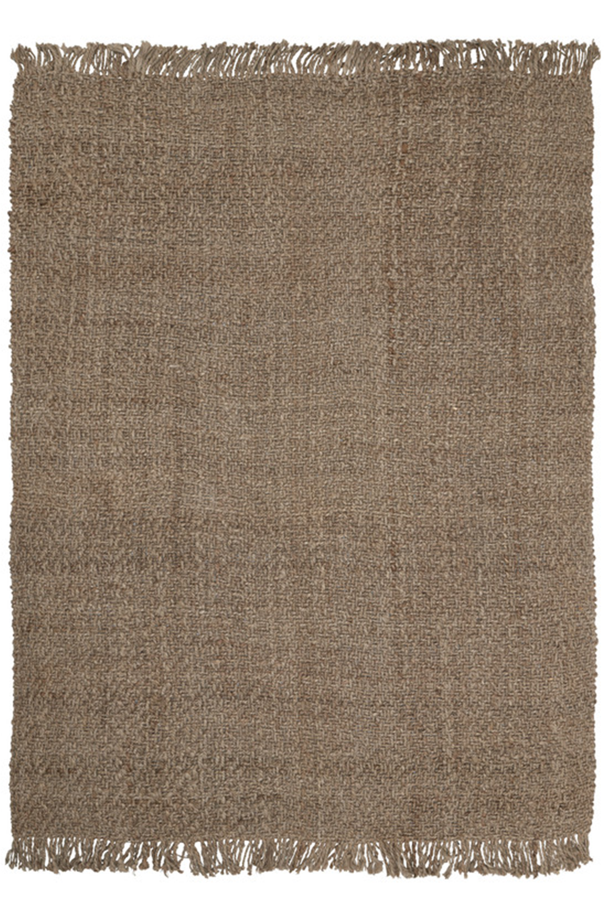 Jute brown jute rug