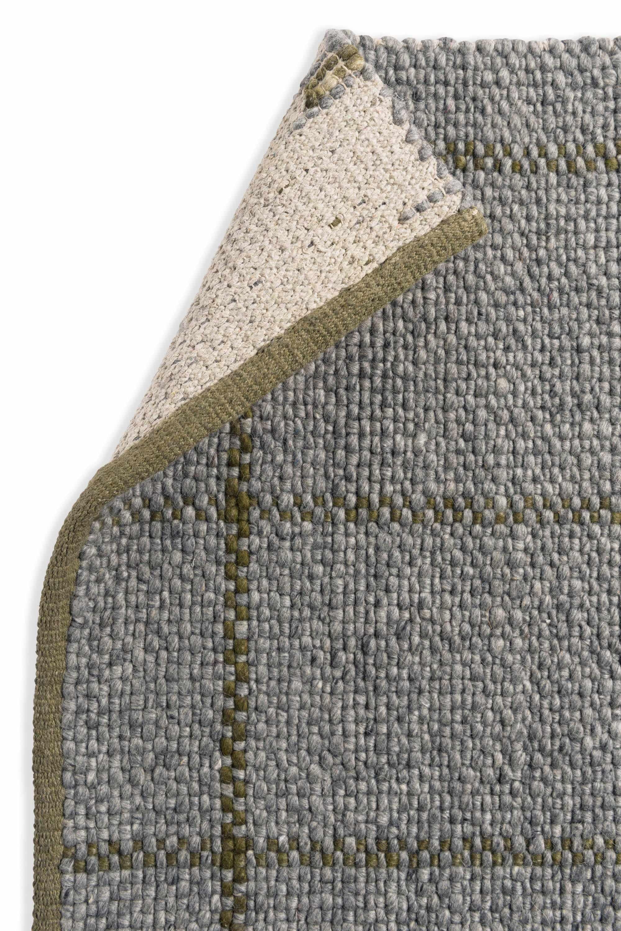Brink & Campman Craft Matter Check Slate/Olive 49104