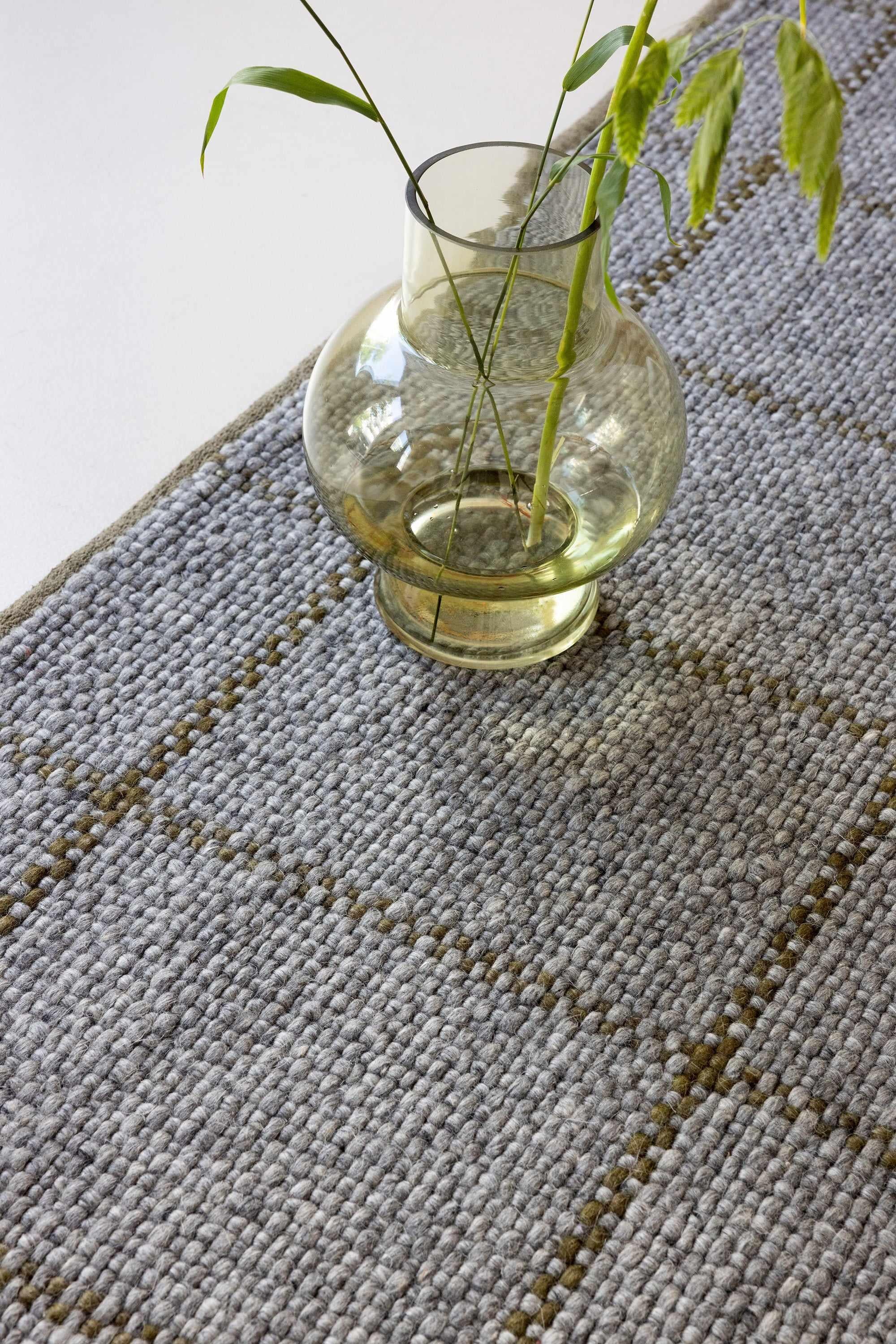 Brink & Campman Craft Matter Check Slate/Olive 49104