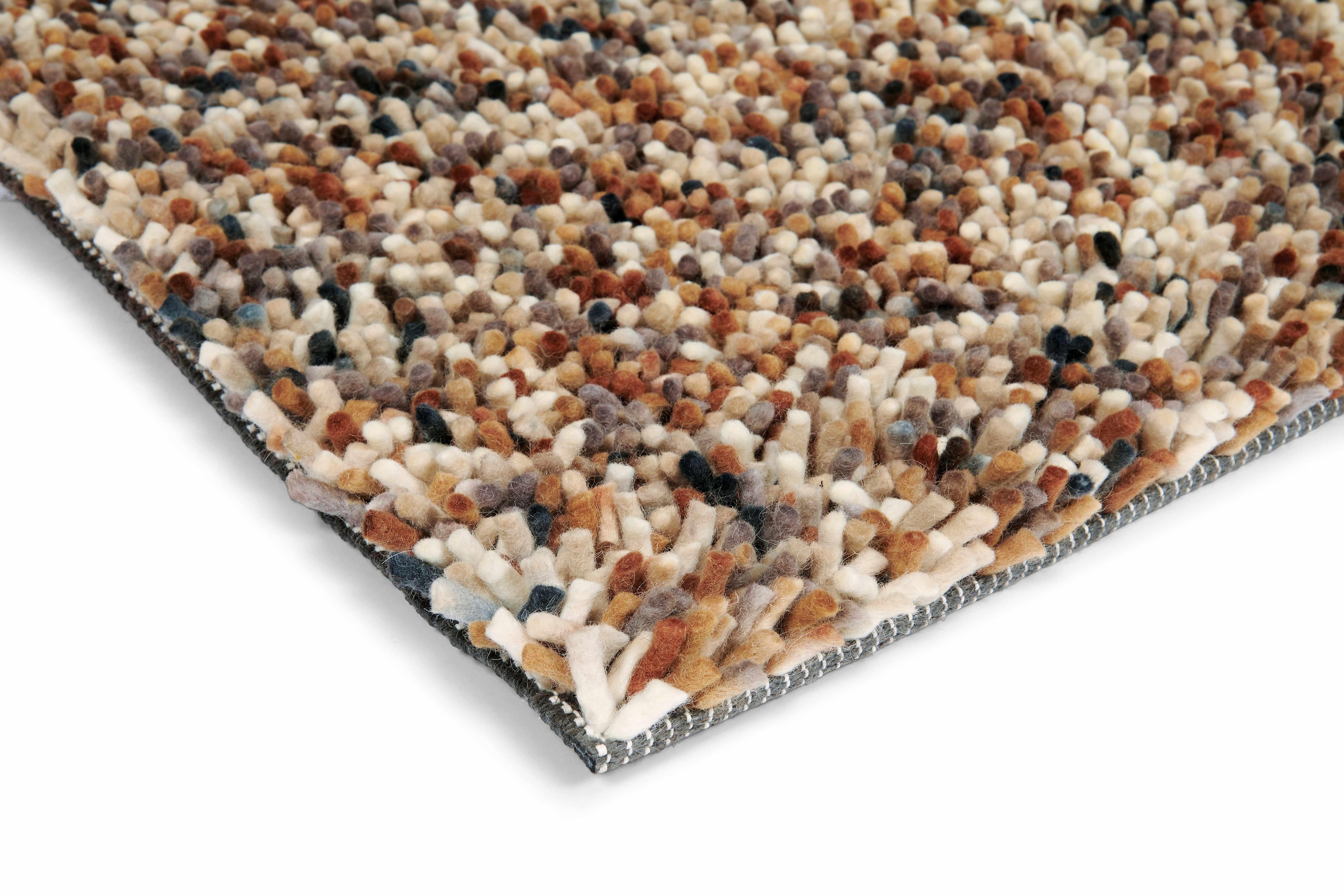 brink & campman shagpile rug in brown